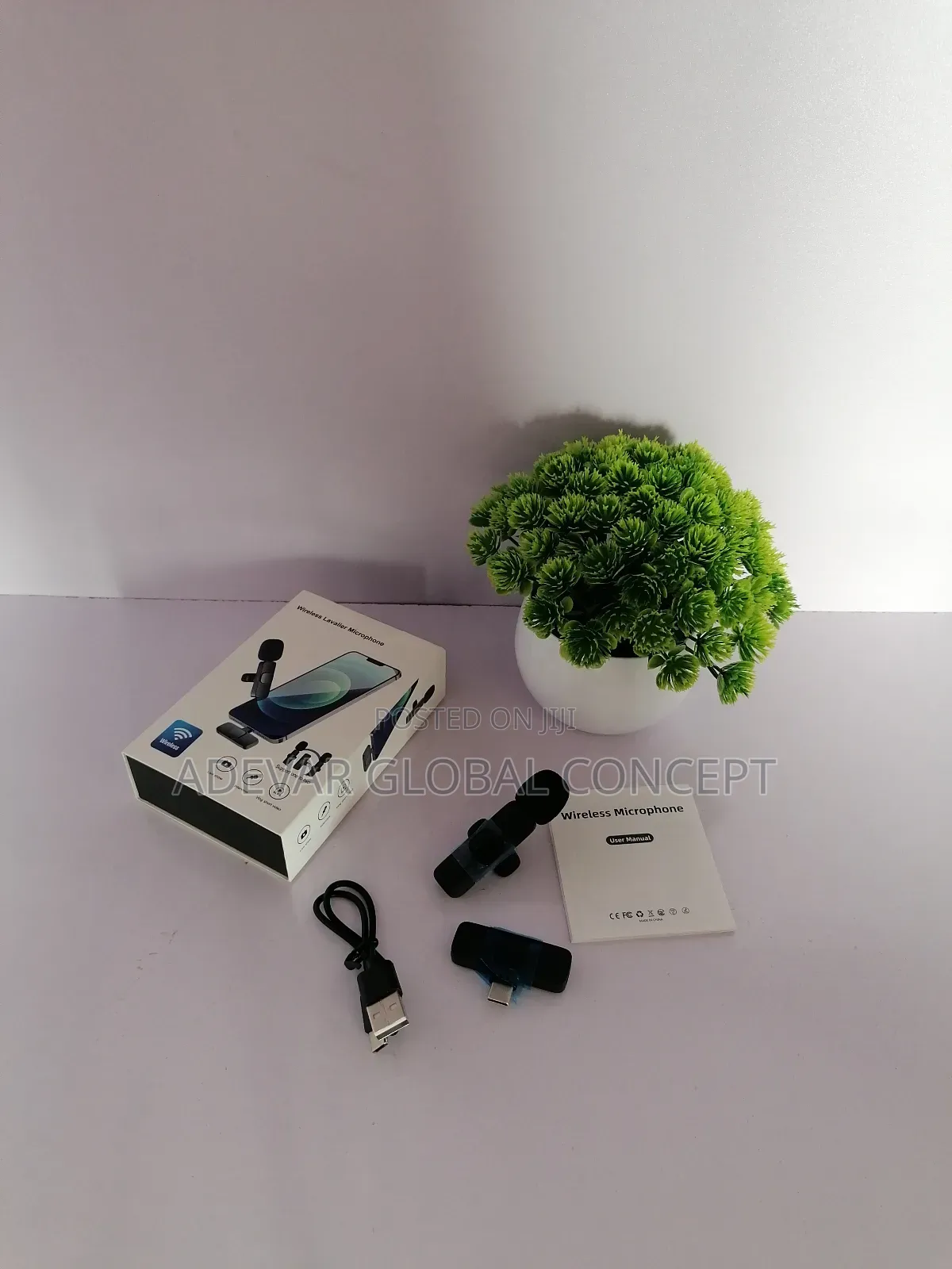 Wireless Lapel Android Type C Microphone Plug Play