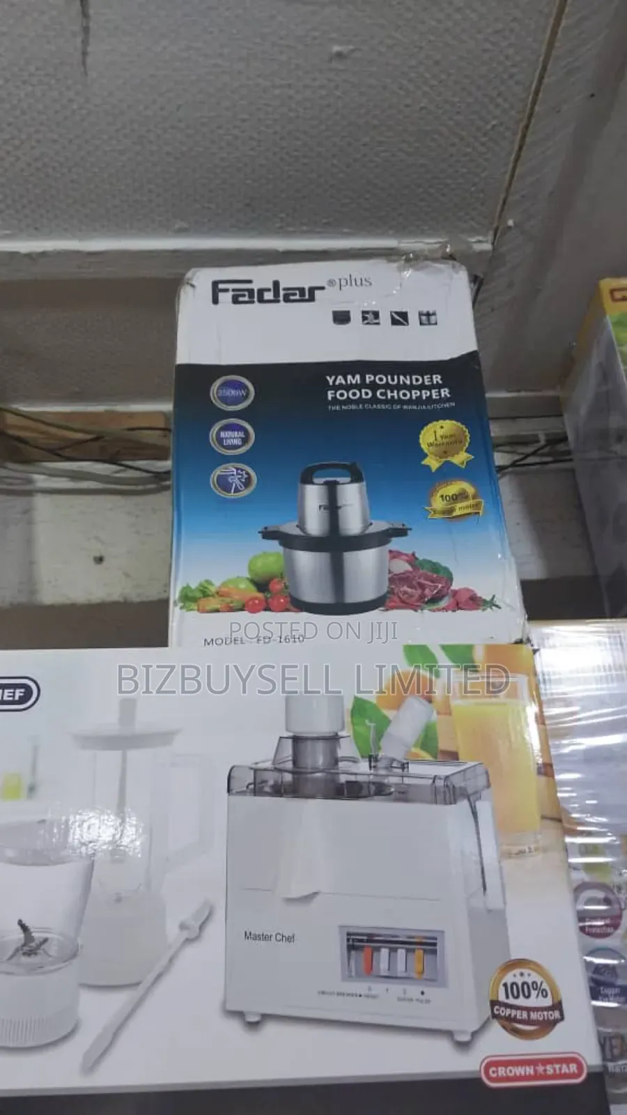 Yam Pounder Food Chopper.