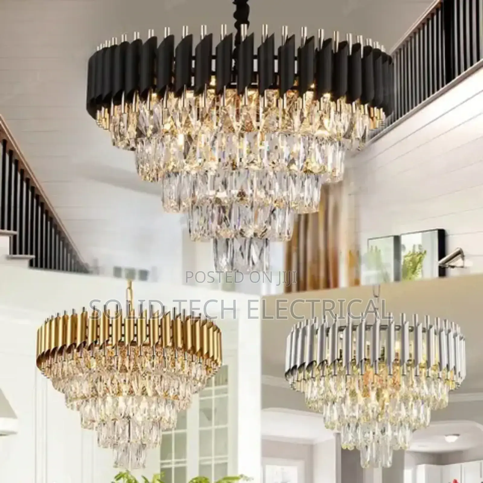 Crystal Glass Chandelier