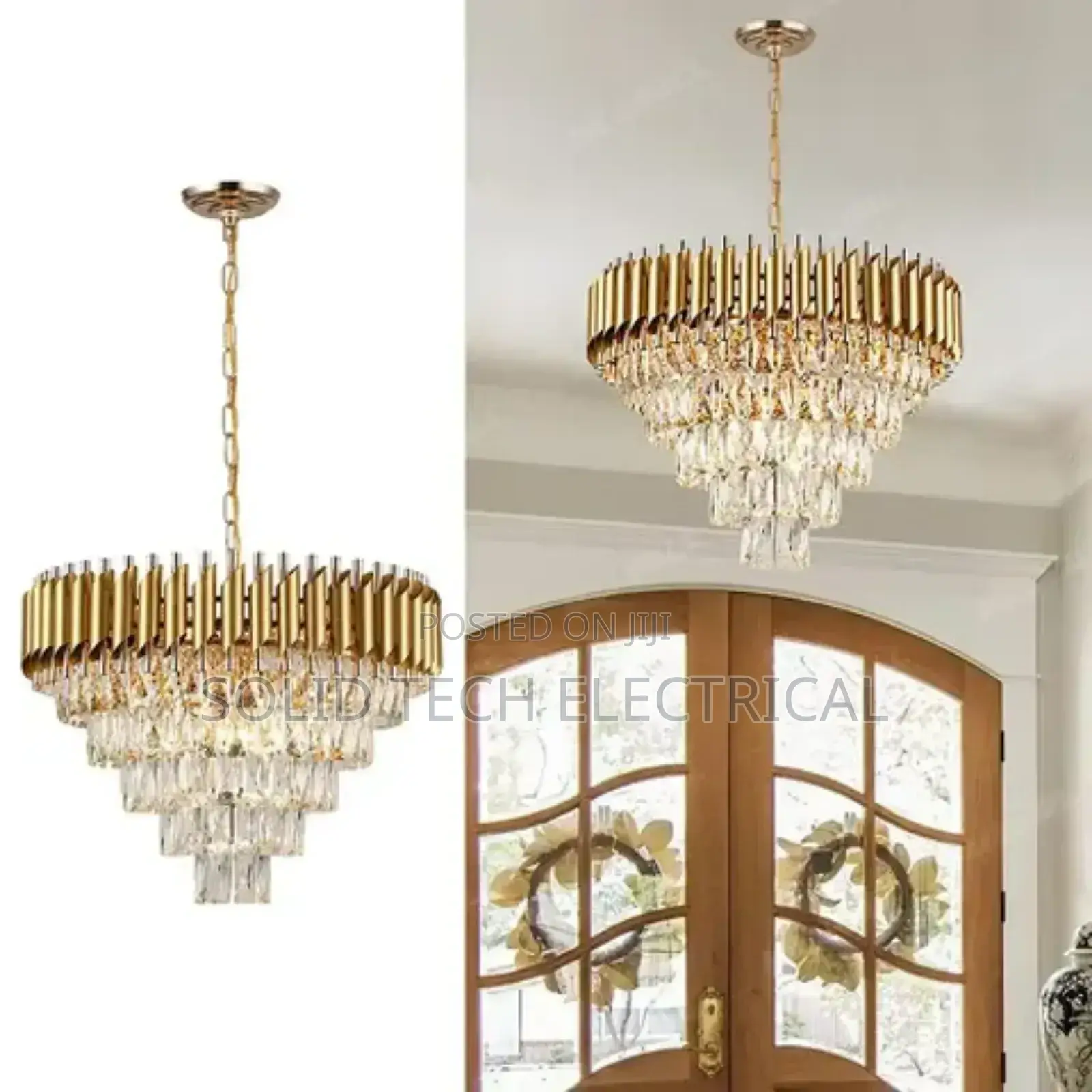 Crystal Glass Chandelier