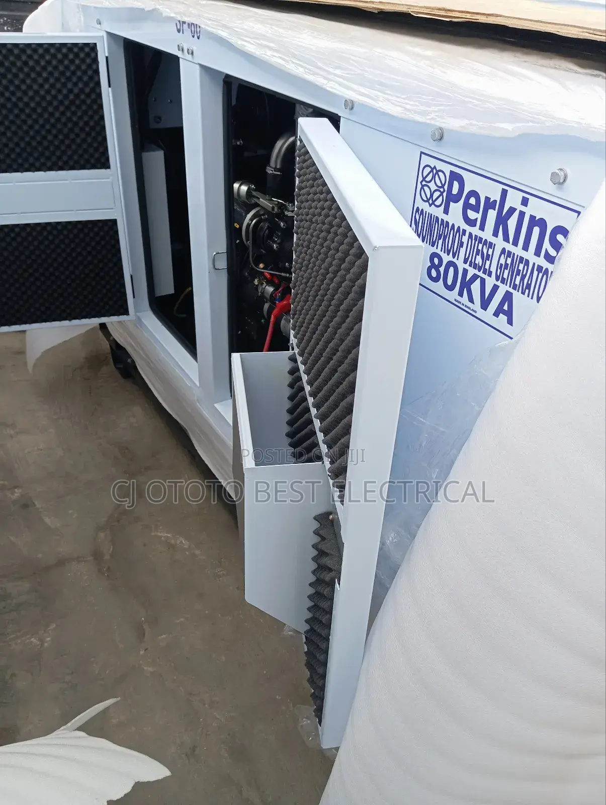 Brand New 80kva Perkins Generator Soundproof Now in Stock