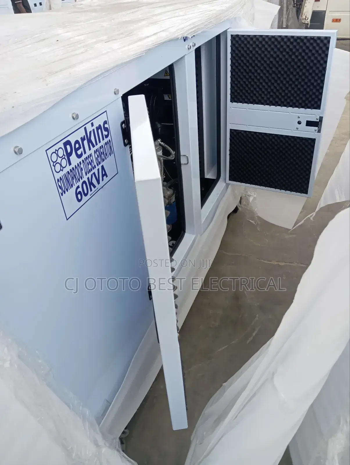 60kva Perkins Generator Soundproof, O%, Noise Making