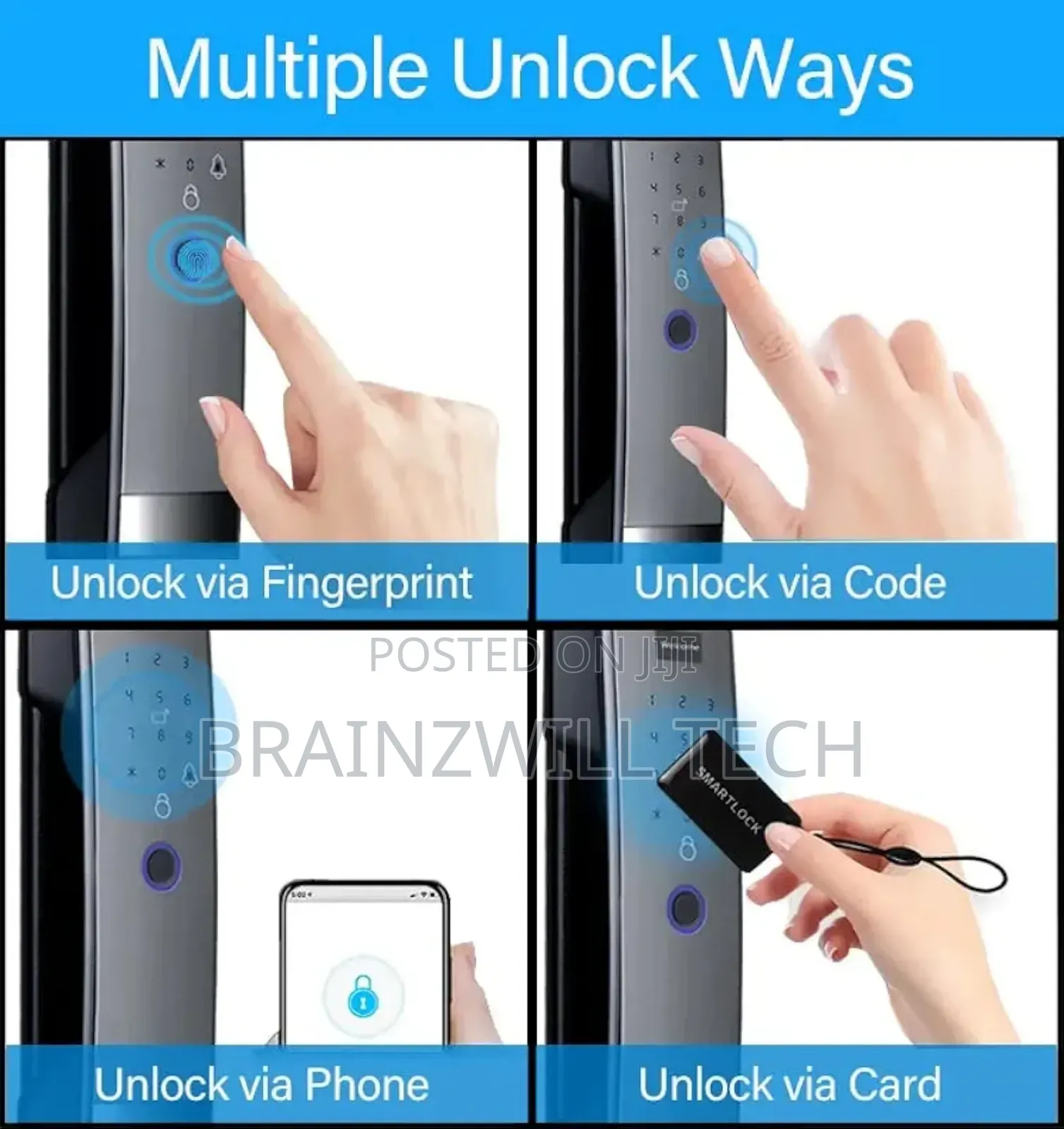 3d Face Recognition Smart Door Lock With Remote