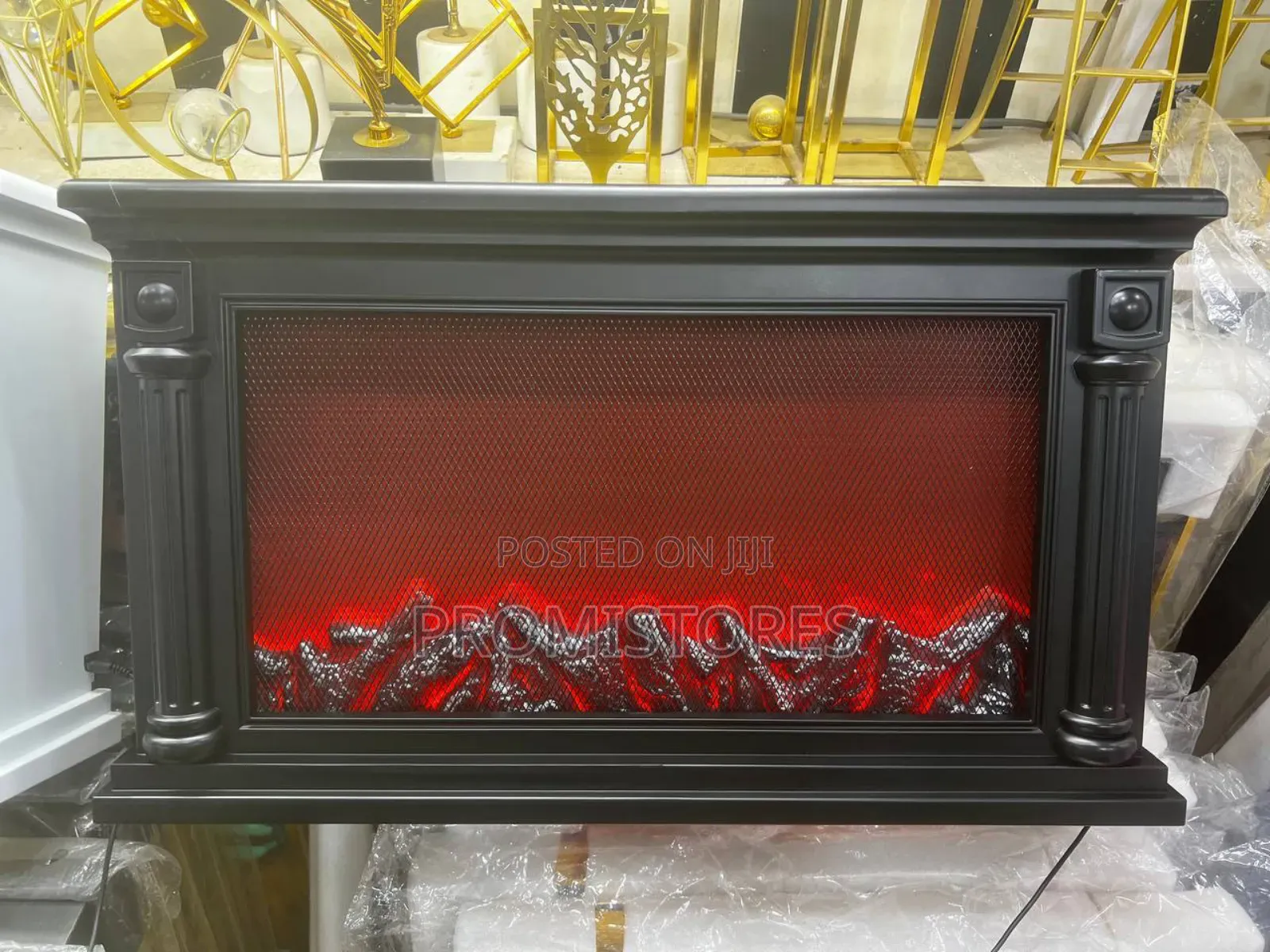 LED Fireplace Lantern 63.5*13*36.5