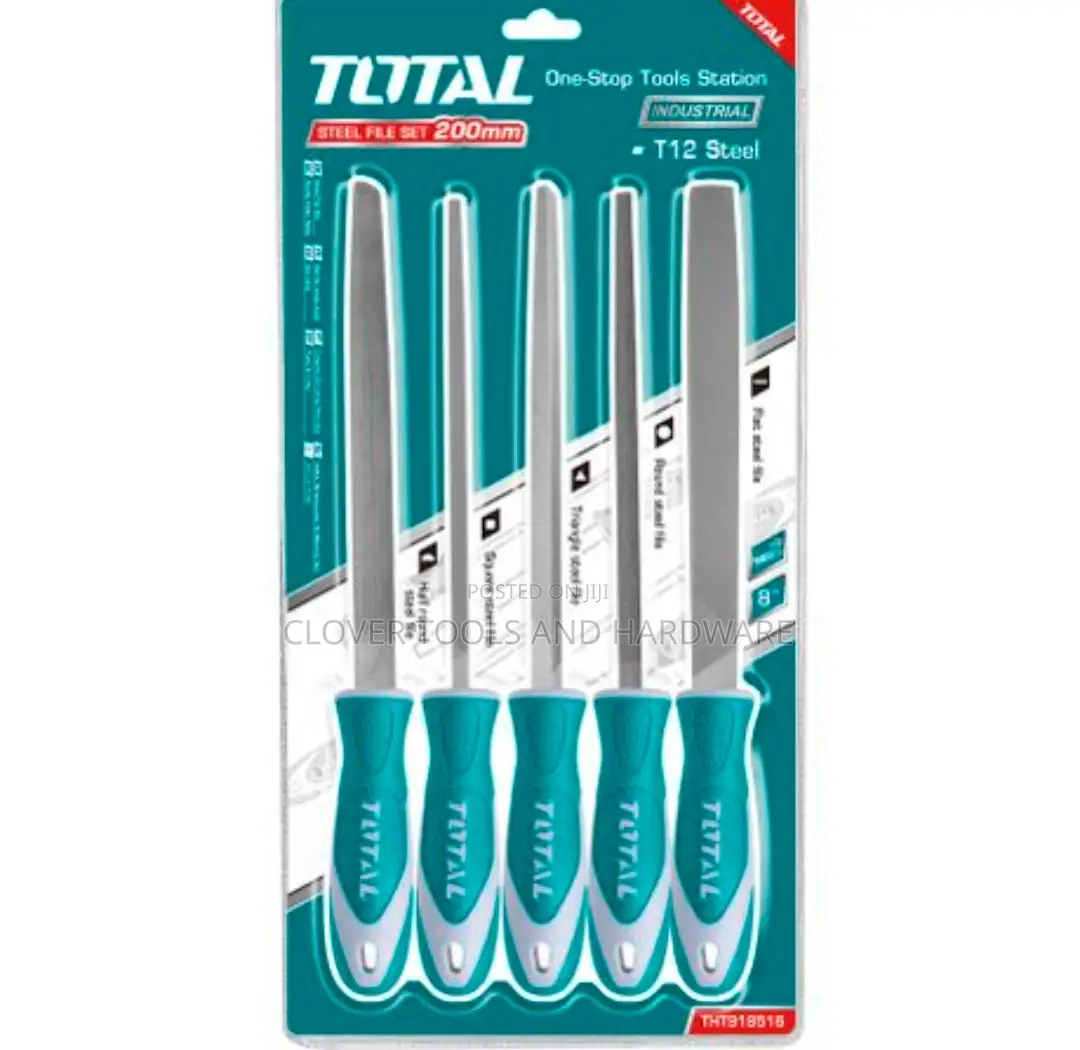 Total THTMM/8′′ 5pcs Steel File Set