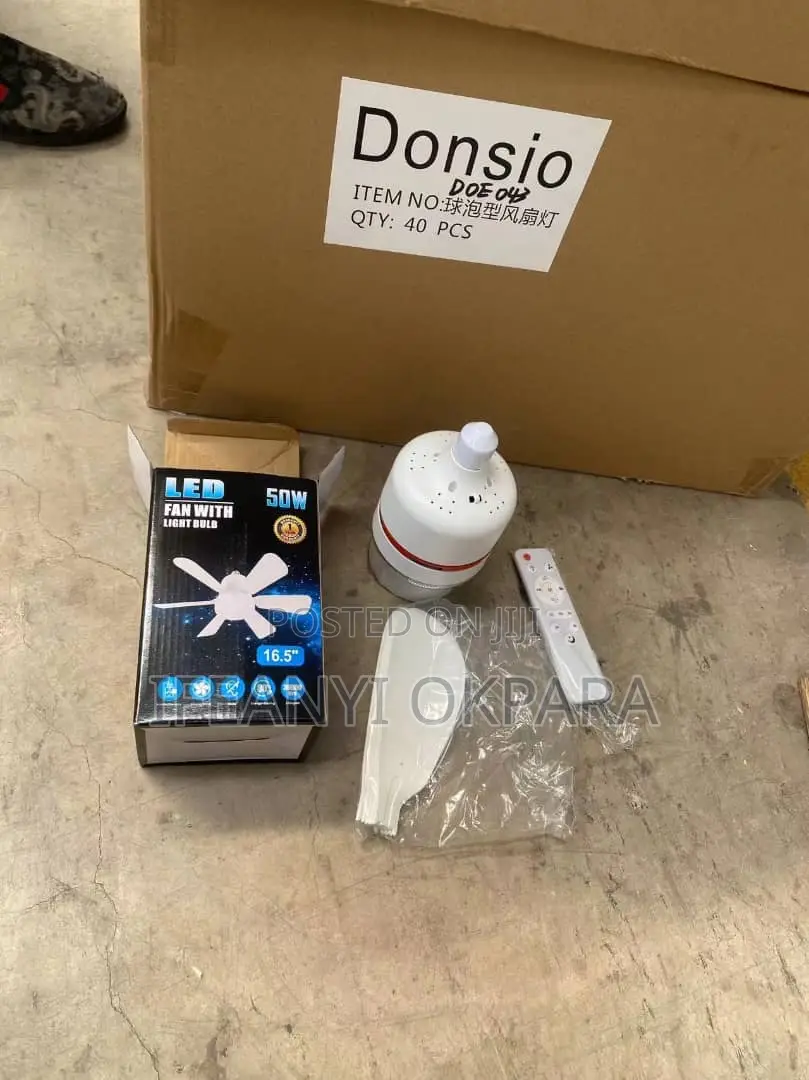 LED Fan With Light Bulb 50watts