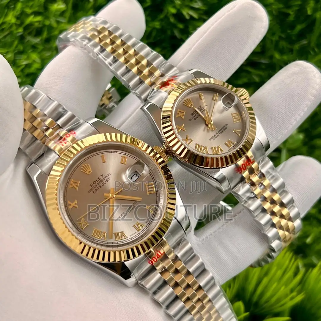 Original Rolex Oyster Perpetual Gold Mix Silver Chain Watch