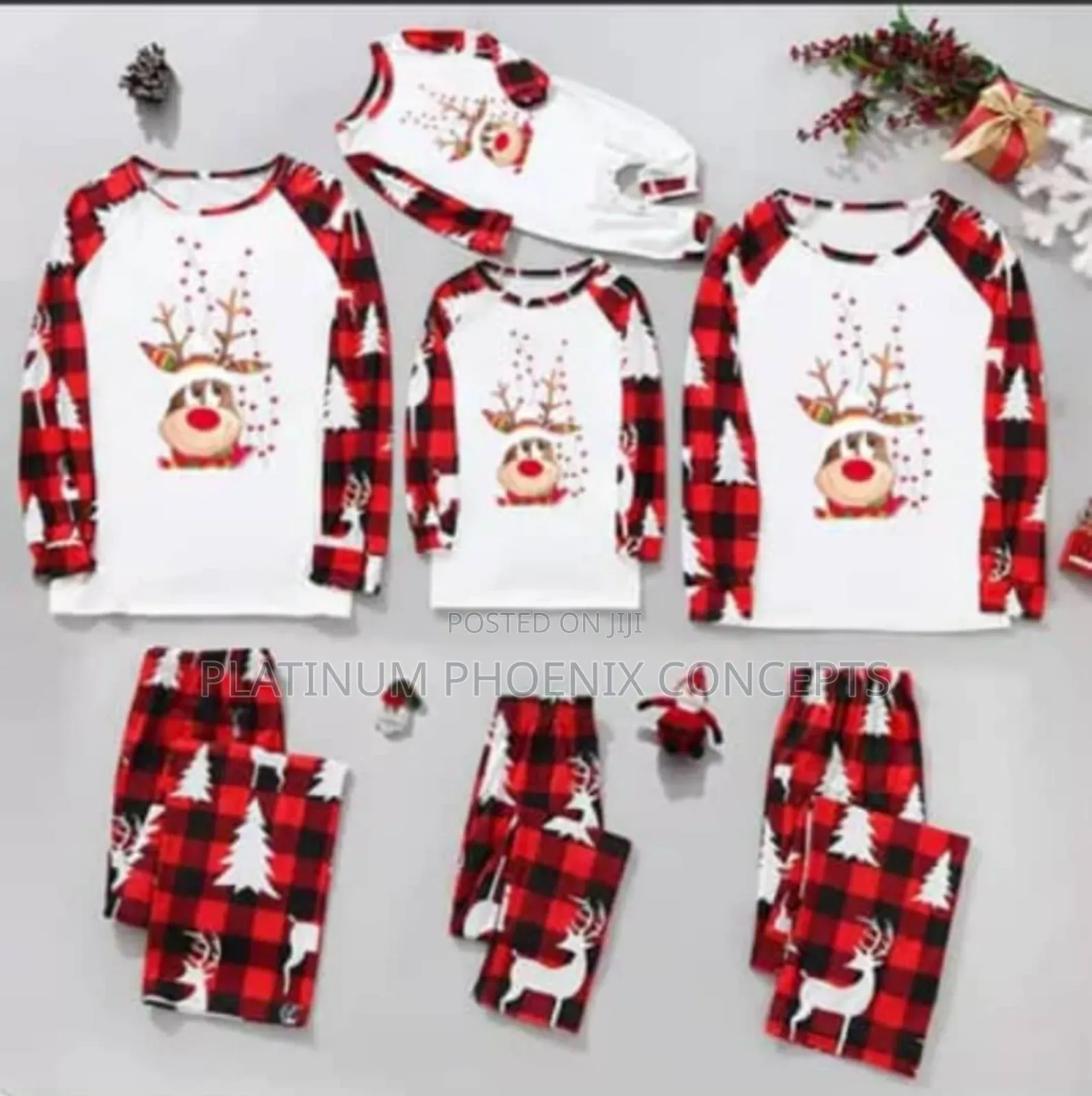 Children Christmas Pyjamas Sold Per Pair