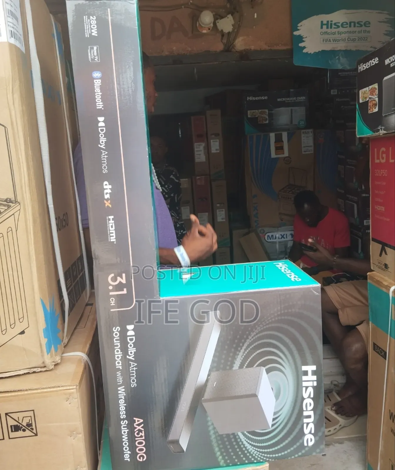 Original Hisense 3.1 Ch 280watts Soundbar USB HDMI Bluetooth