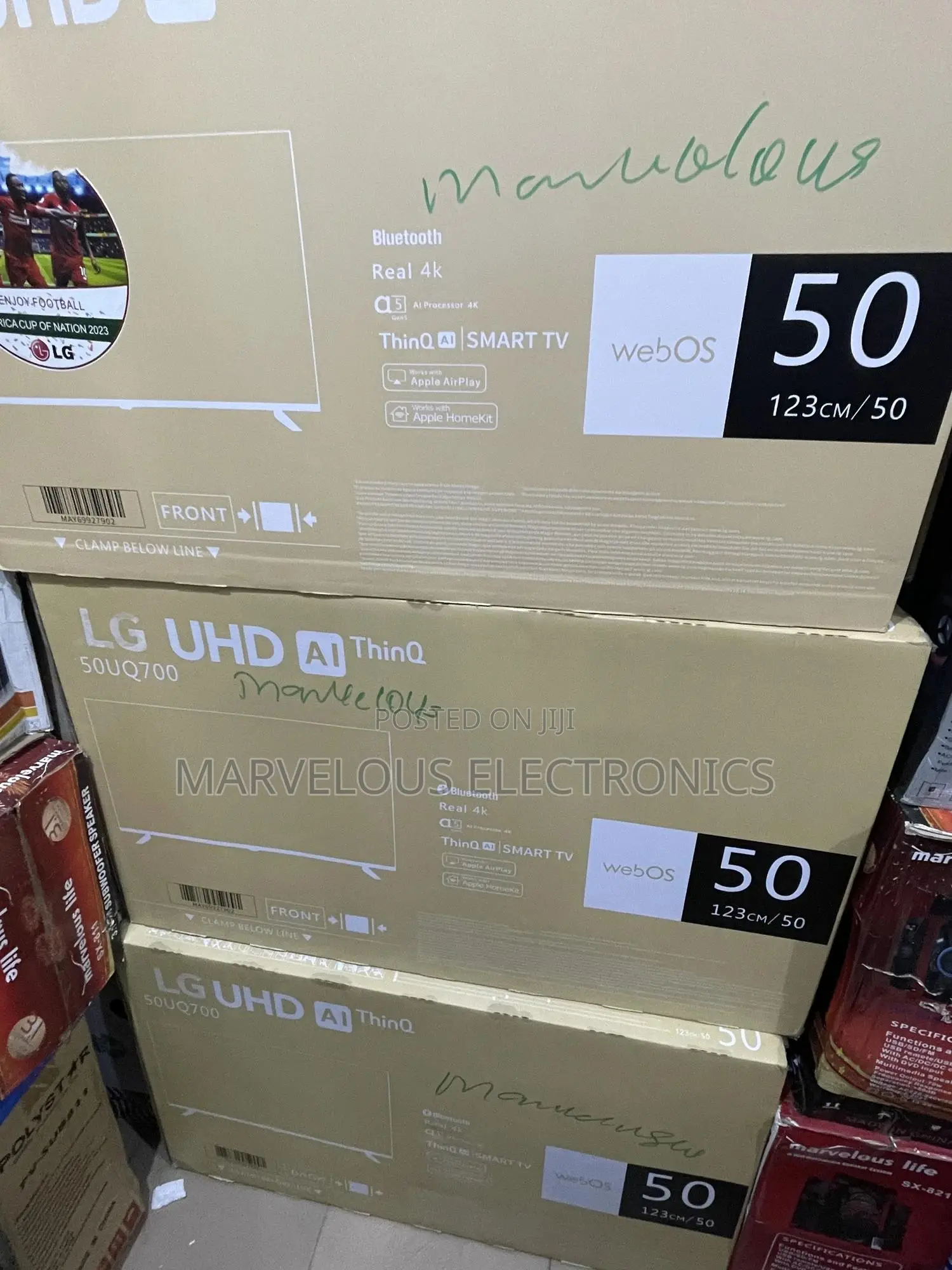 Brand New Super Framless Slim Lg 50inch Smart Television