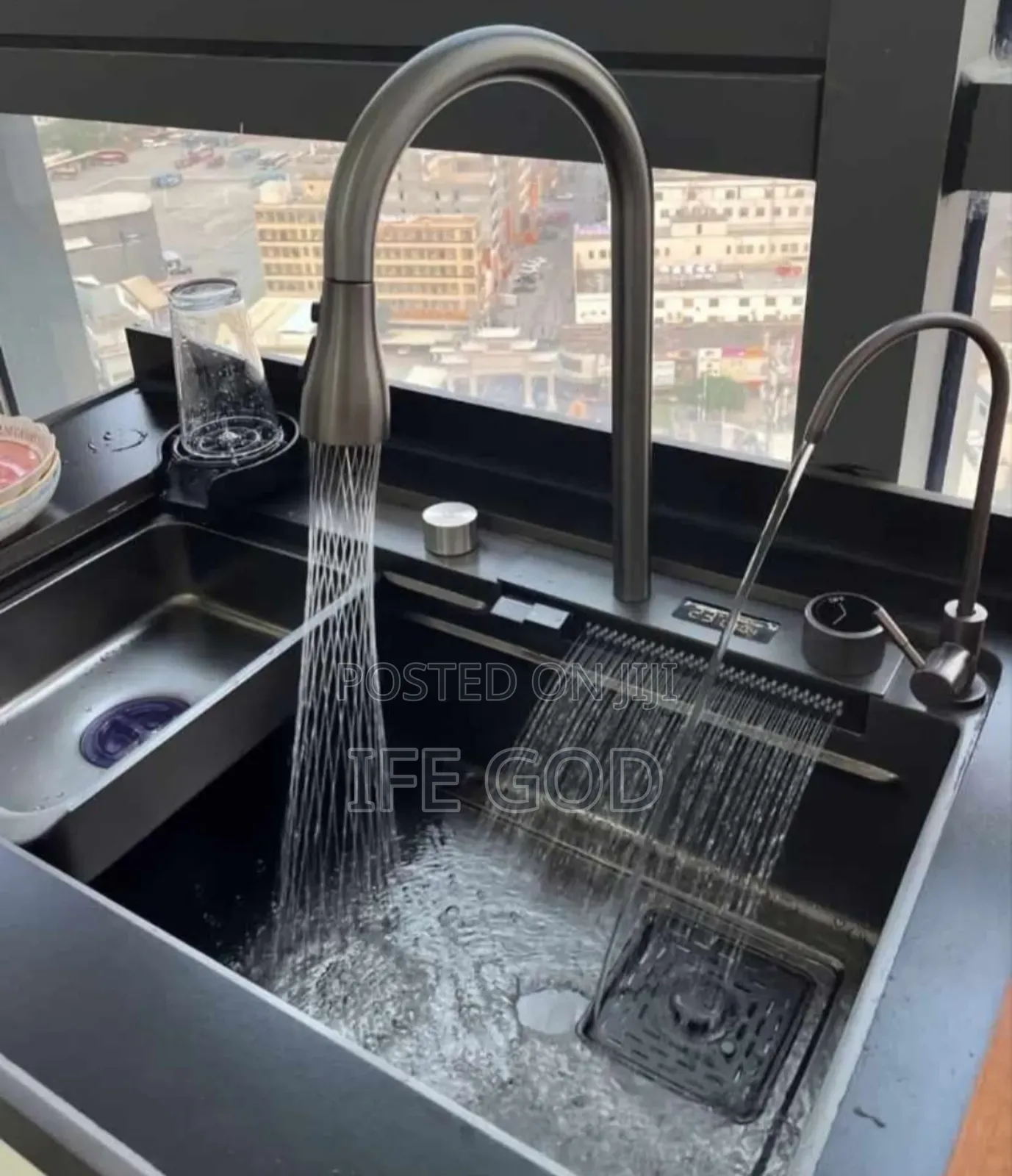 Original Handmade Kitchen Sink With Digital Display Etc.