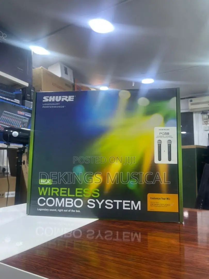 Shure Wireless Microphone BLX288/PG58(Double Hand Held Mic)
