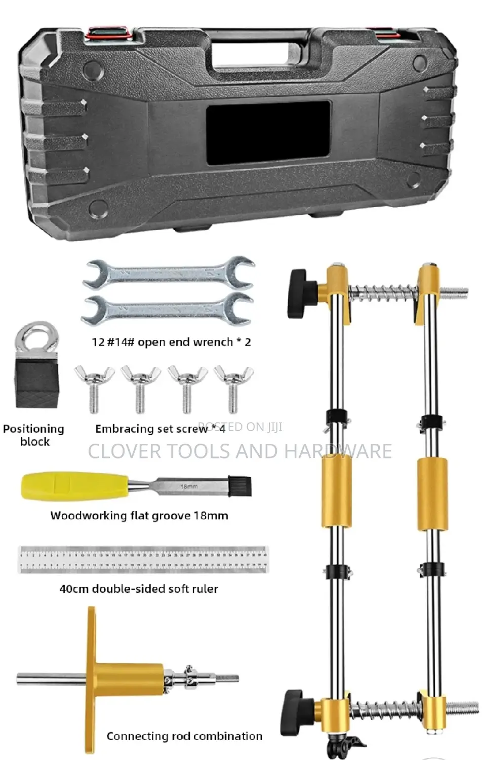 Door Lock Hole Opener Kit, Lock Mortiser for Wooden Doors