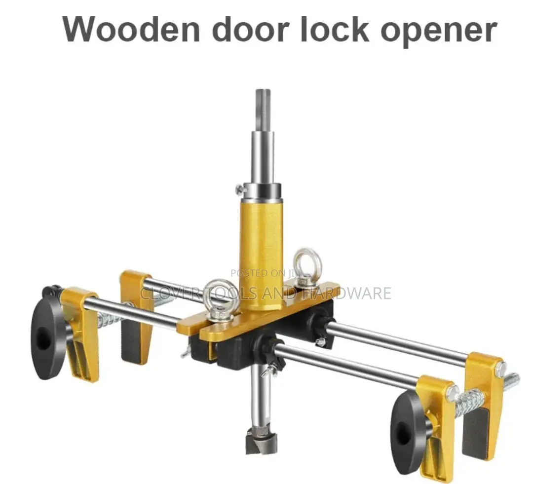 Door Lock Hole Opener Kit, Lock Mortiser for Wooden Doors