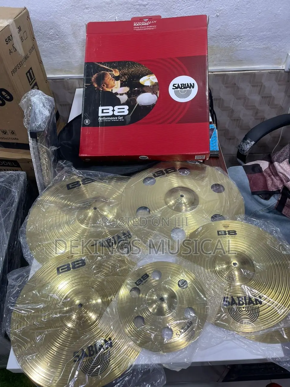 Premium B8 Complete Drum Cymbals