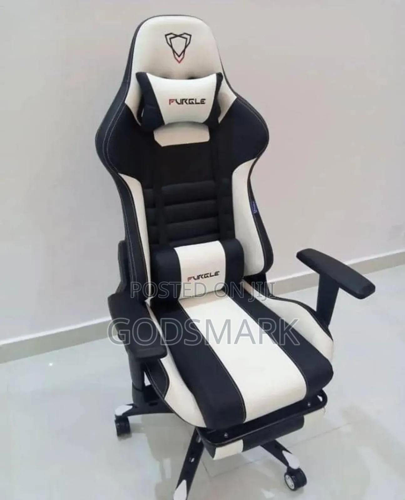 Imported Gaming Chair Swivel With Footrest.