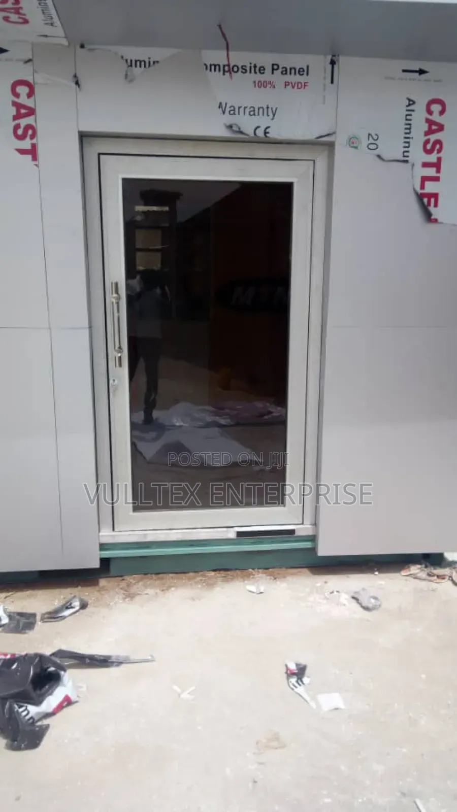 Single Modern Swing,. Door