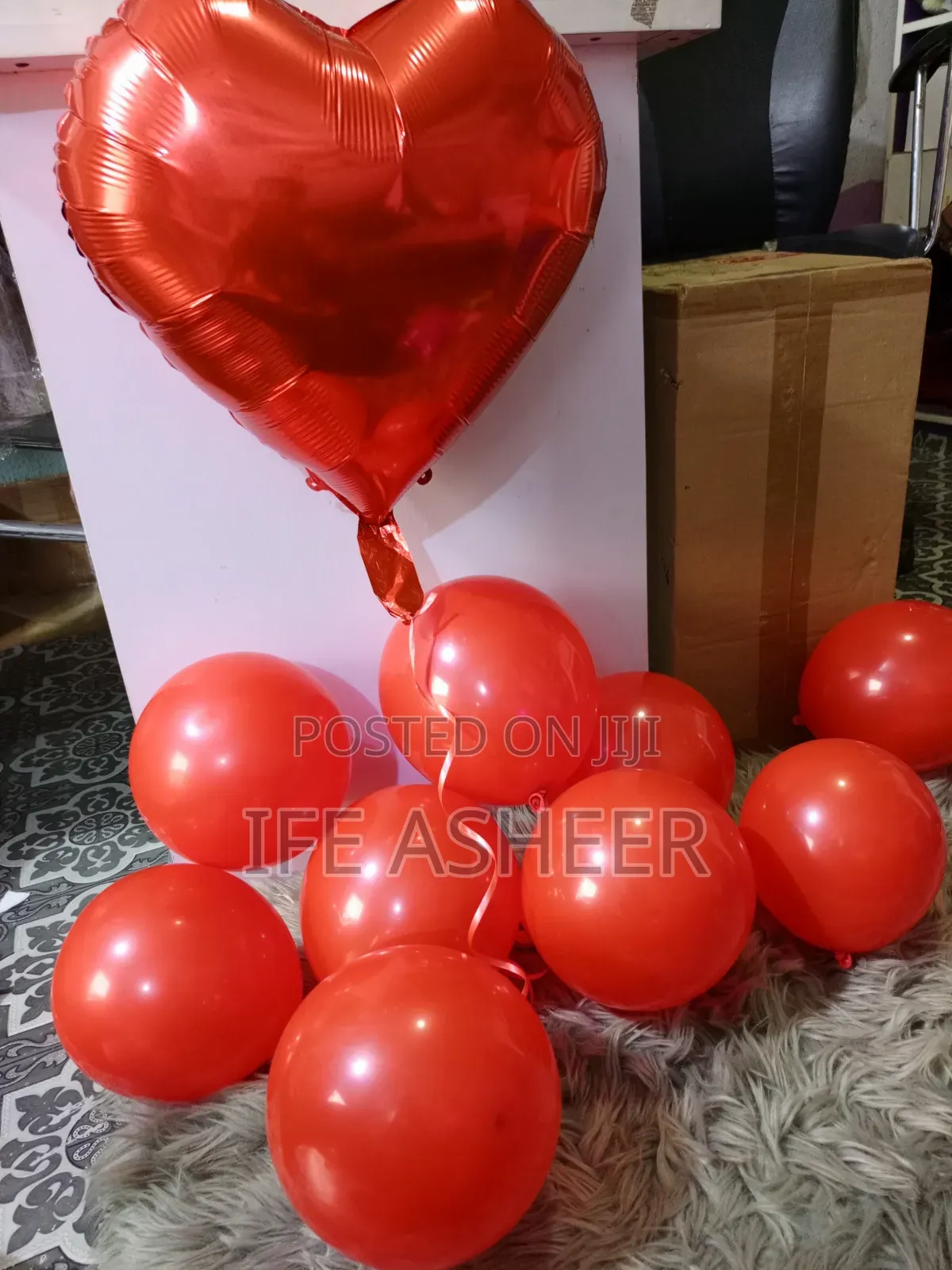 20pcs of Balloon 1pc of Heart Voil Balloon