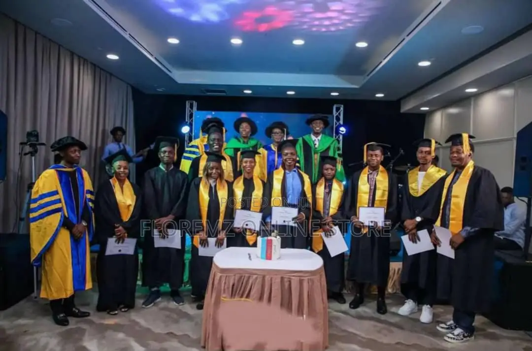 Academy Black Graduation Gown for Hire