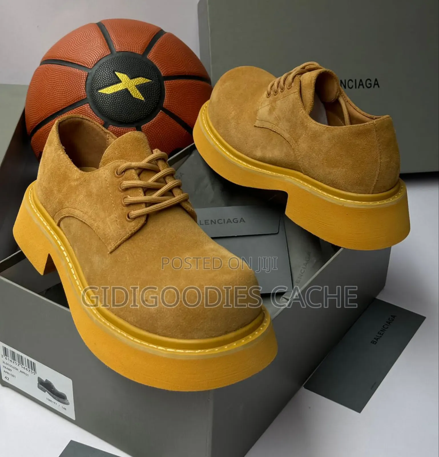 Balenciaga Chunky Suede/Leather Shoes