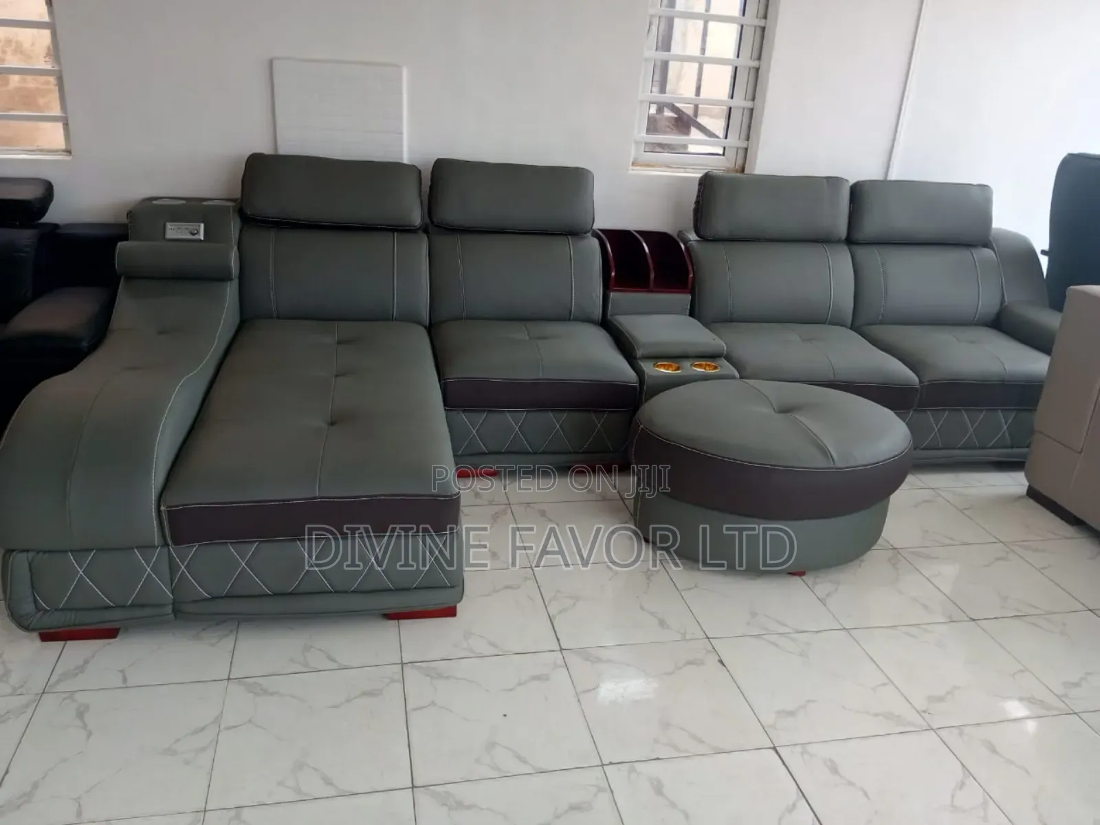 L-Shape 7 Seater Luxury Sofa for Living Room