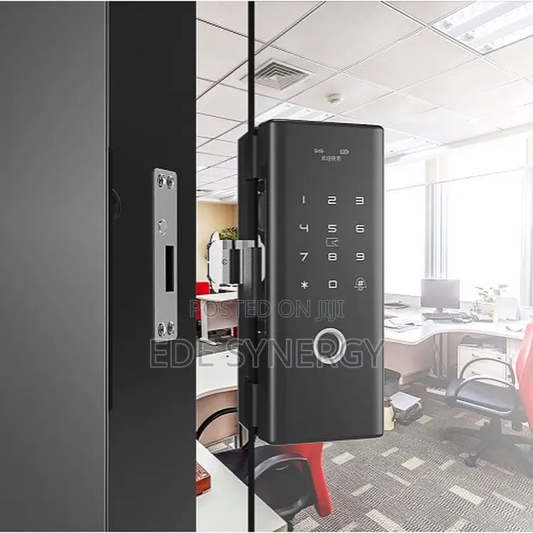 Glass Door Biometric Smartlock With Mobile App, Smart Card