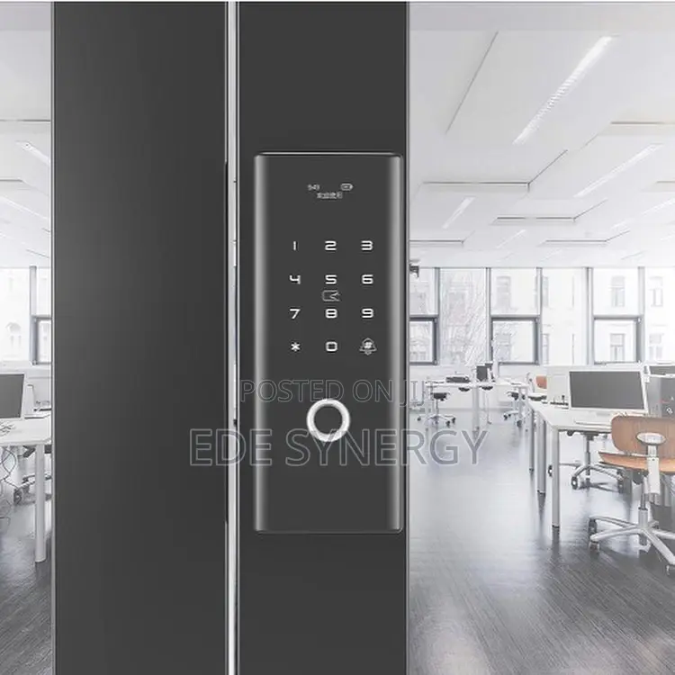 Glass Door Biometric Smartlock With Mobile App, Smart Card