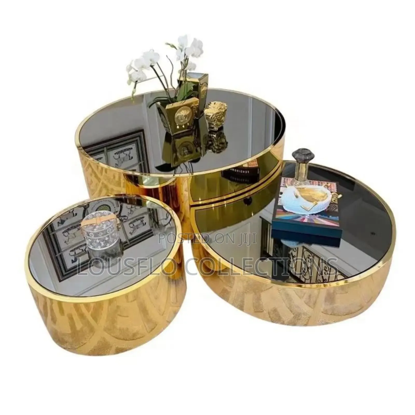 3in1 Quality Italian Round Coffee Table