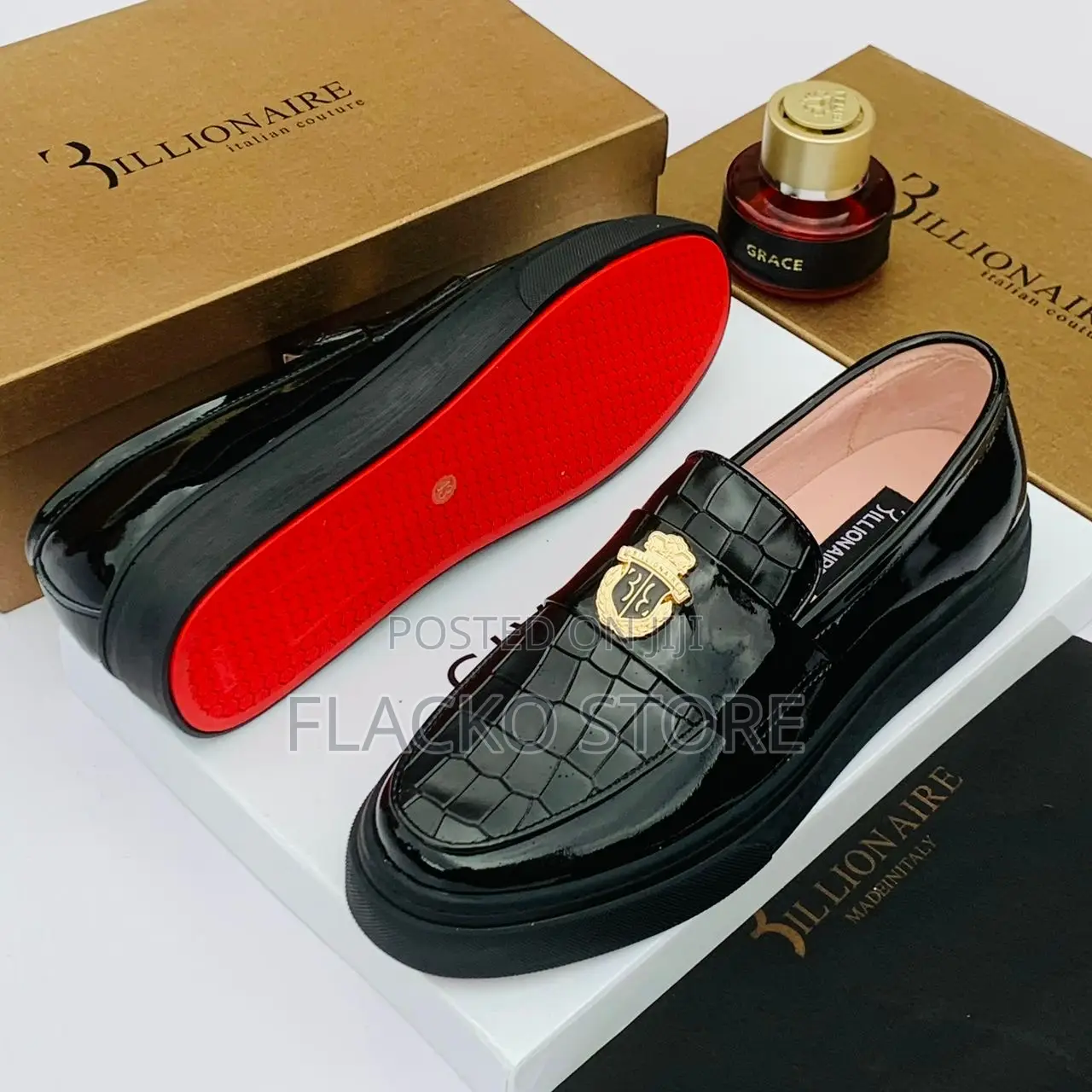Original Billionaire Leather Sneakers