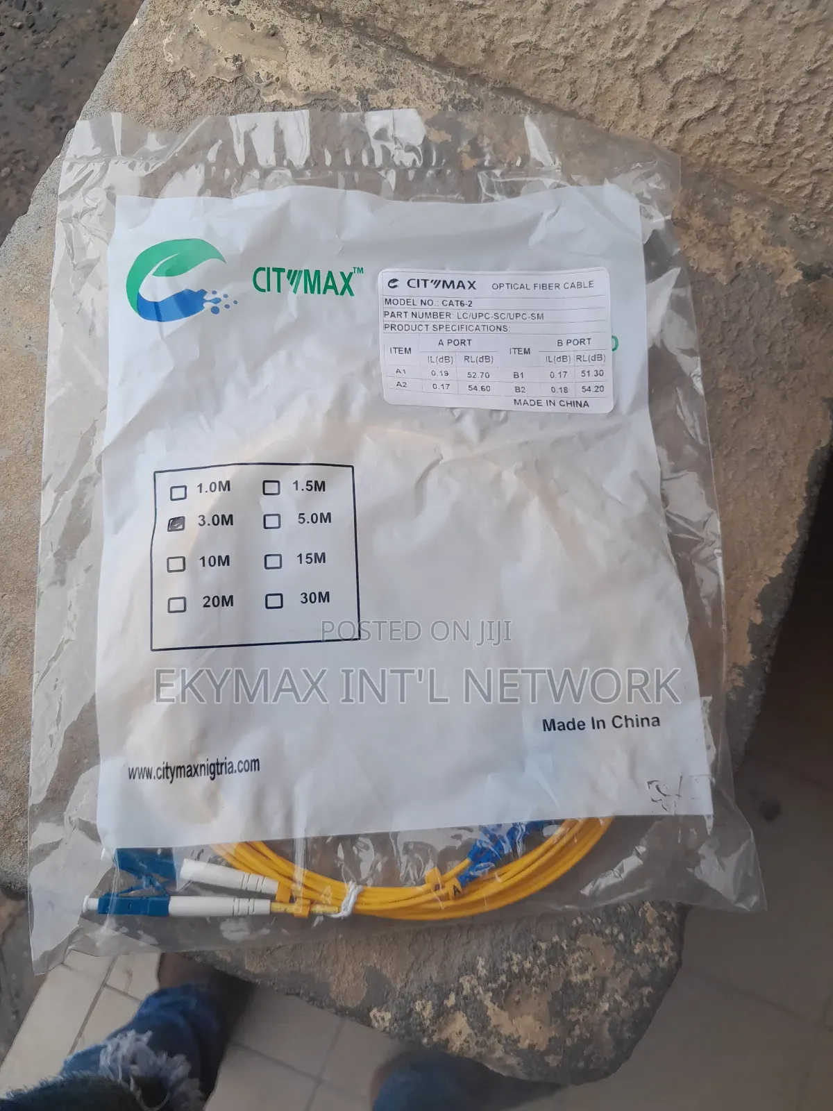 3meter LC-SC 3 Meters Single Mode Fiber Optic Cable