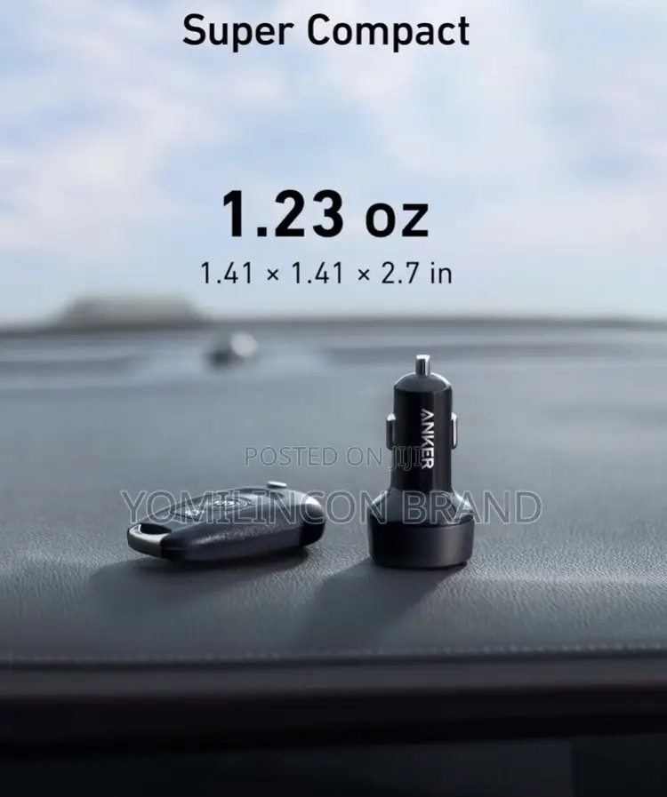 Anker USB C Car Charger, Compact 32W 2-Port