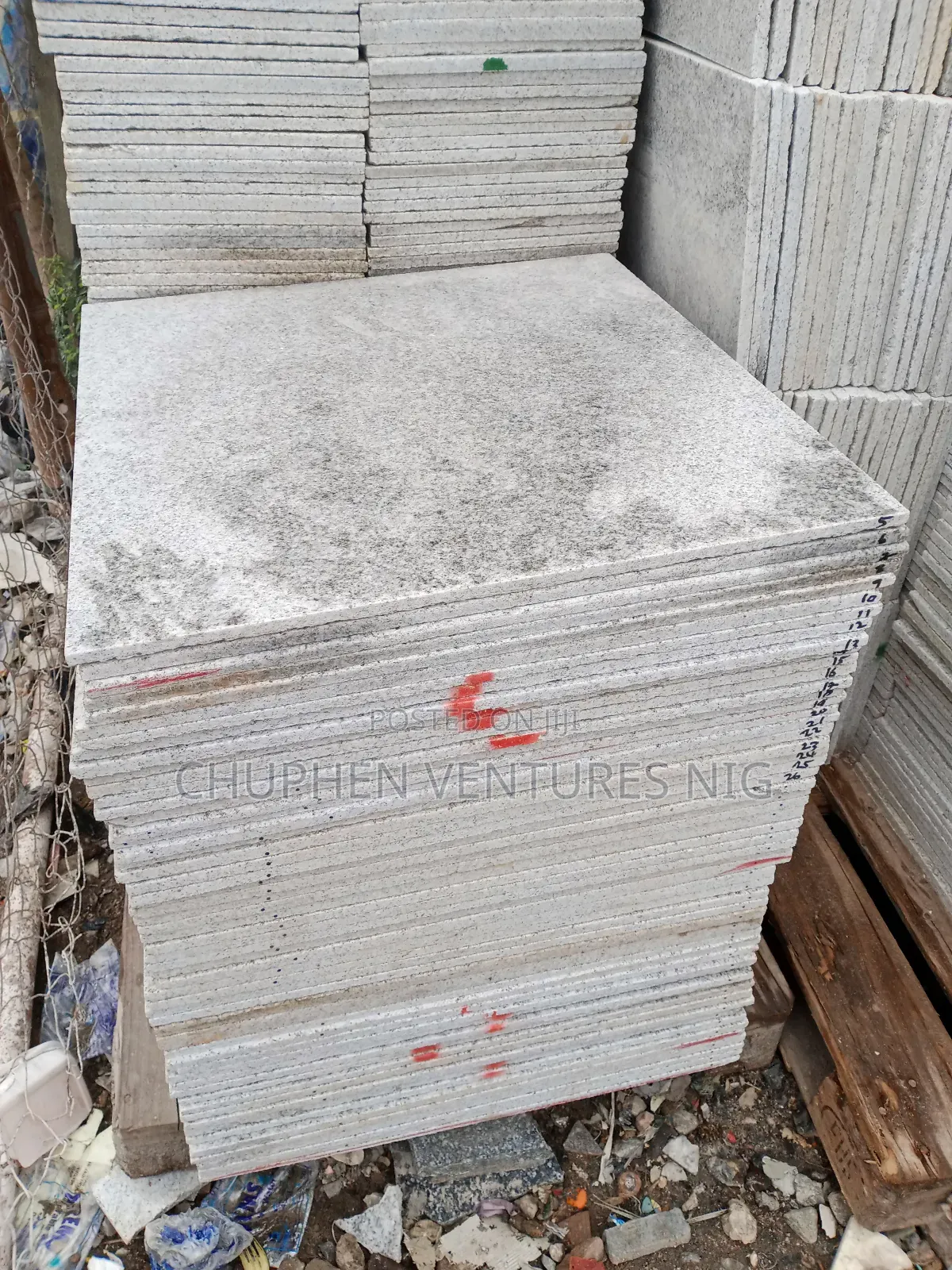 Ivory Gold and Ivory White 60*60 Granite 1cm Tickness Tile