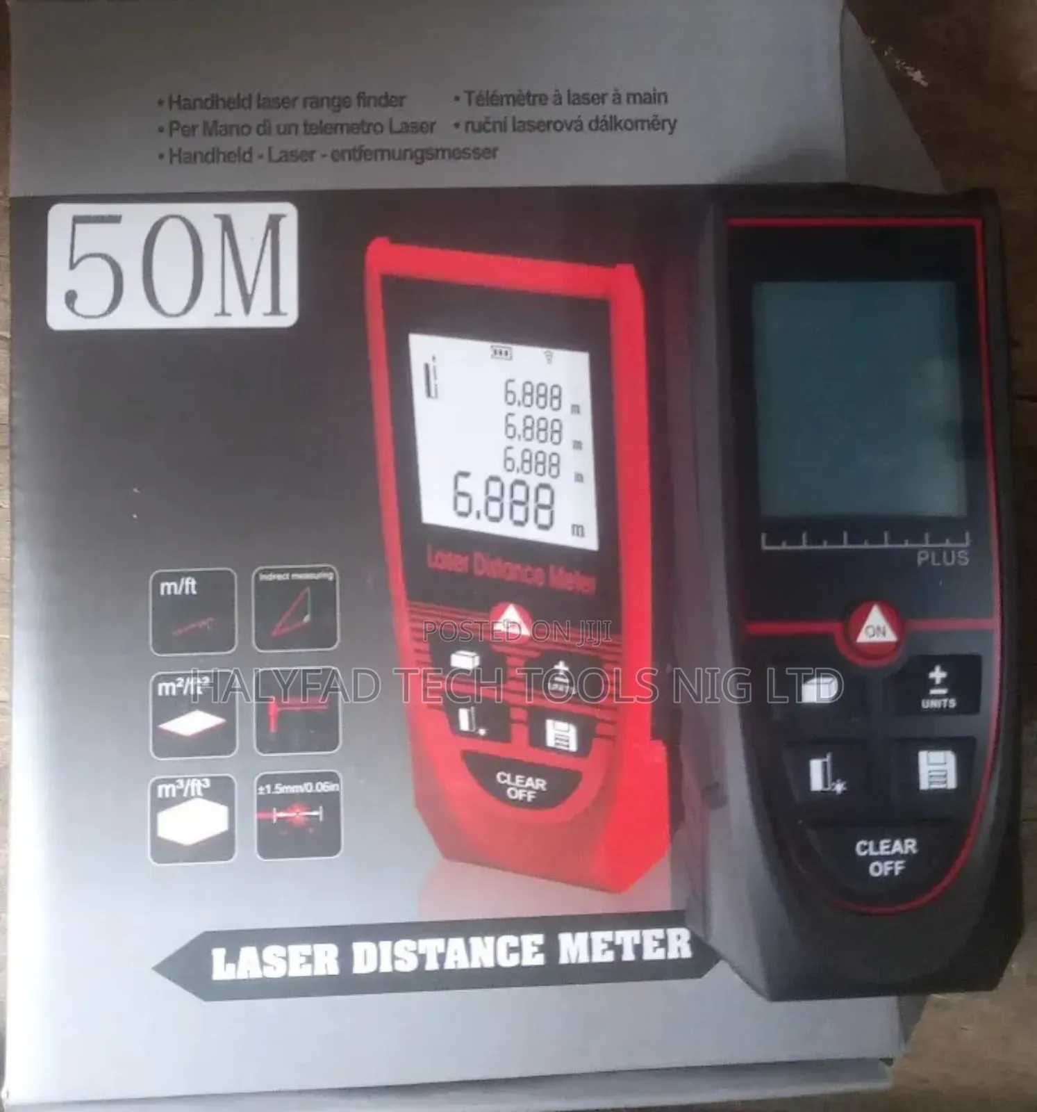 50 Meters Laser Distance Meter