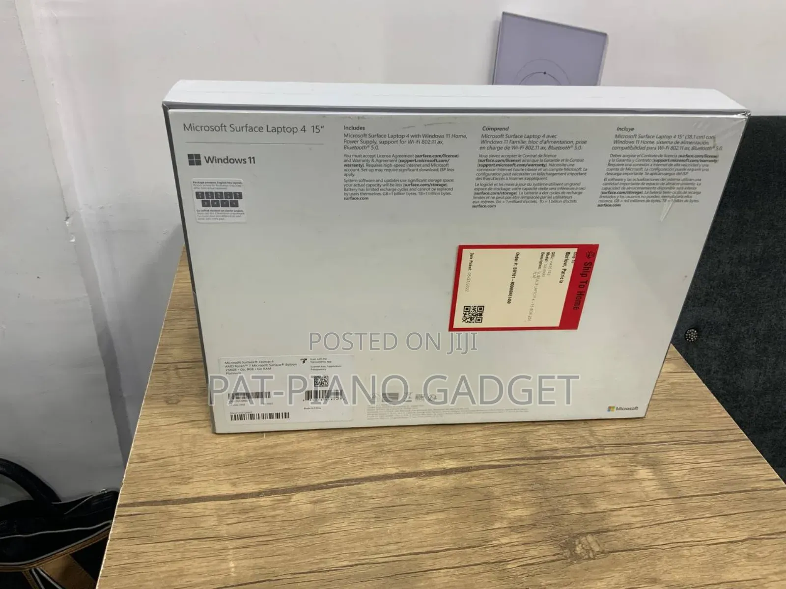 New Laptop Microsoft Surface Laptop 4 8GB AMD Ryzen 5 SSD 256GB