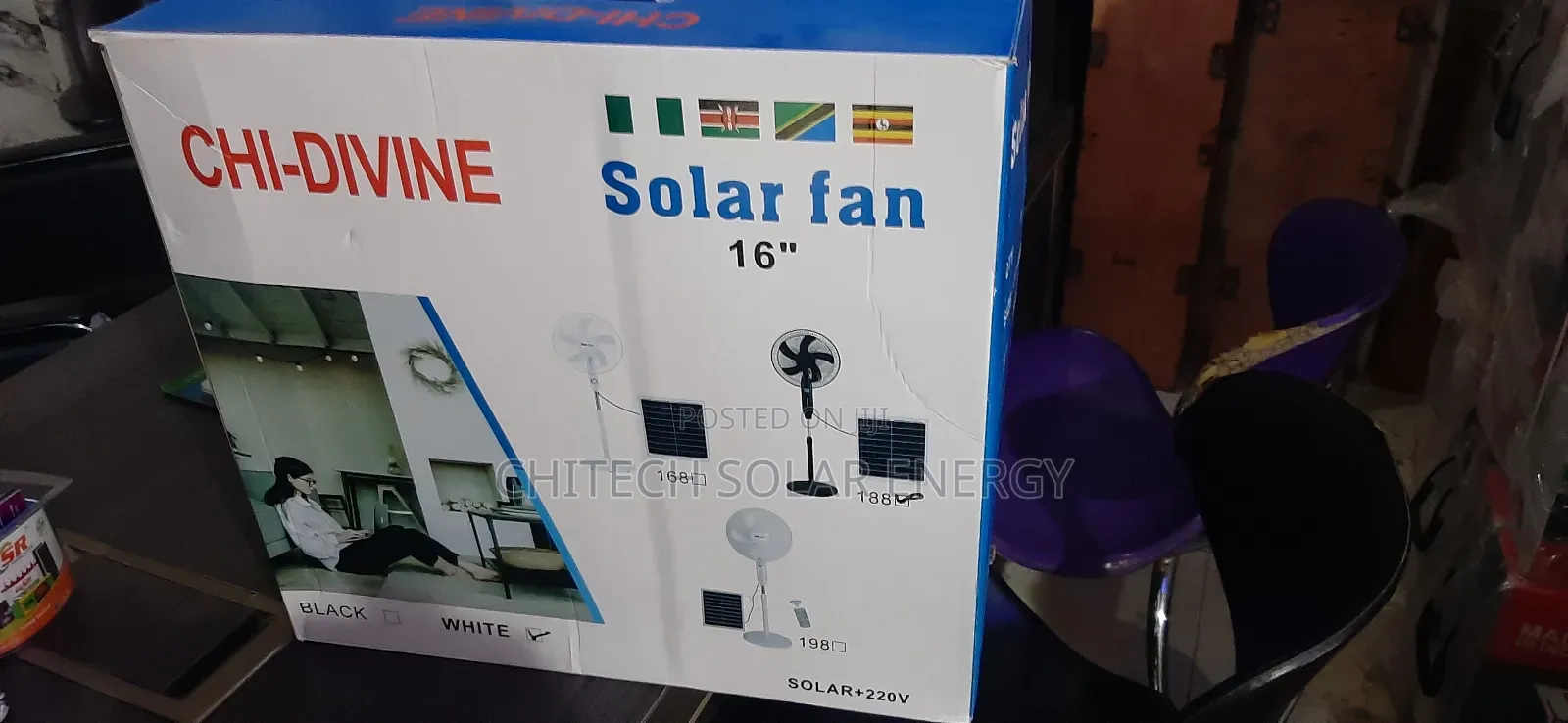 Chitech Solar Fan