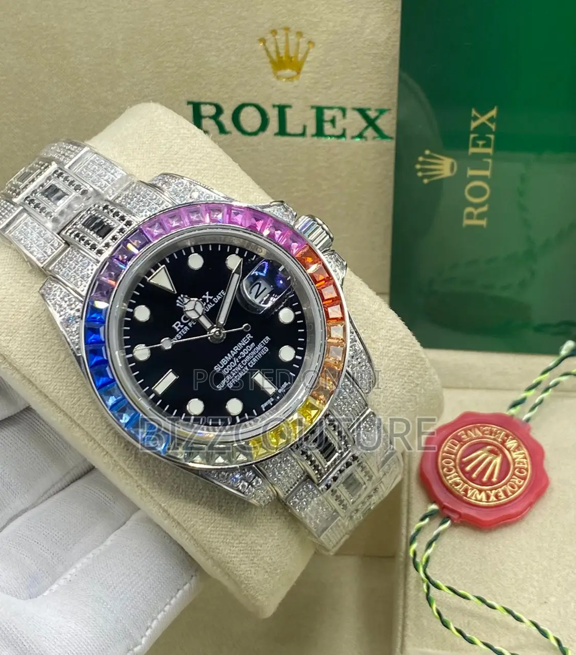 Original Rolex Sky Dweller Silver Chain Watch Is Available