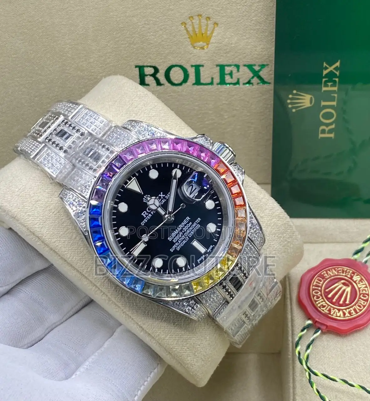 Original Rolex Sky Dweller Silver Chain Watch Is Available