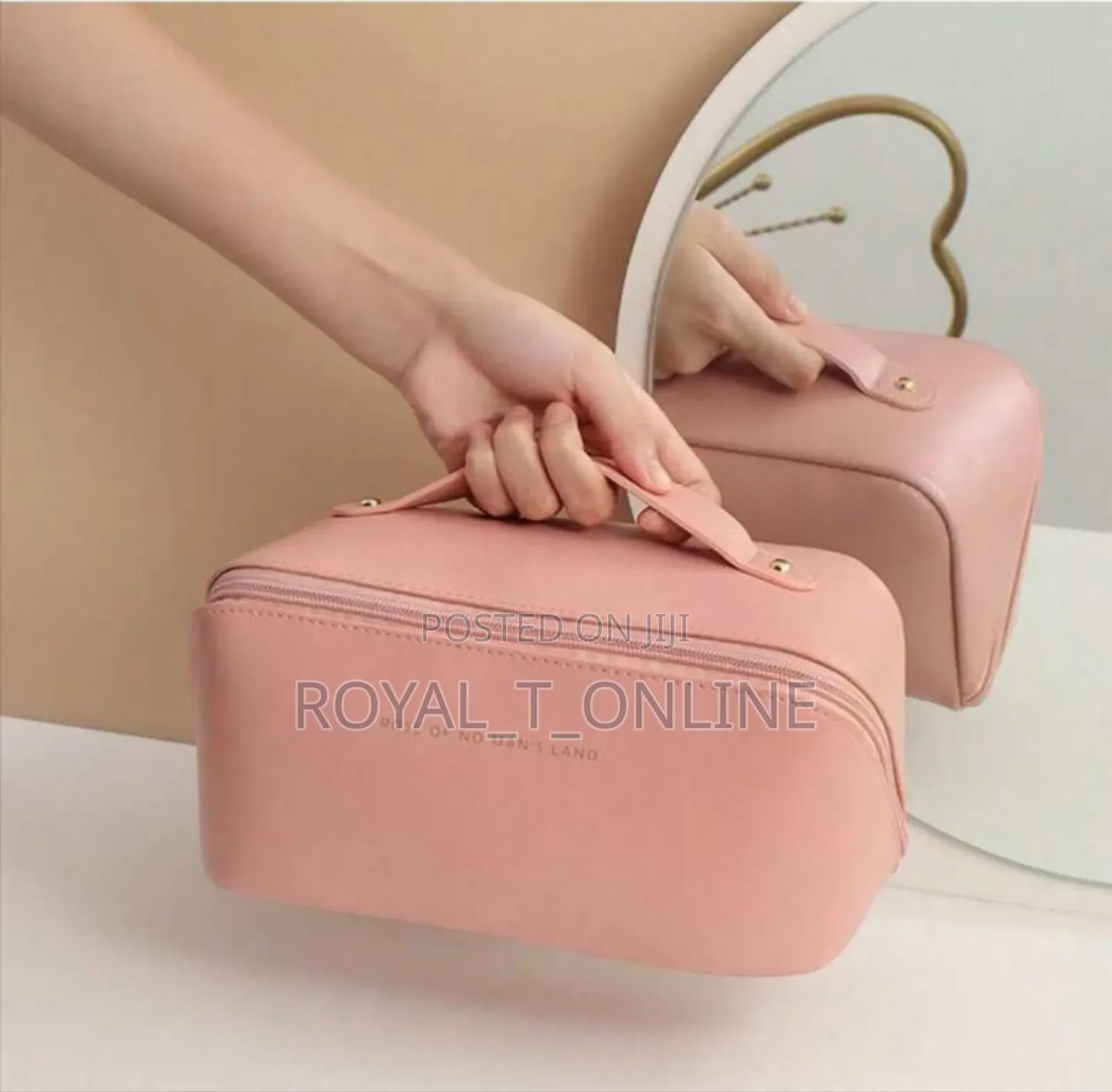 Leather Makeup Purse in Abuja. Spacious Makeup Purse
