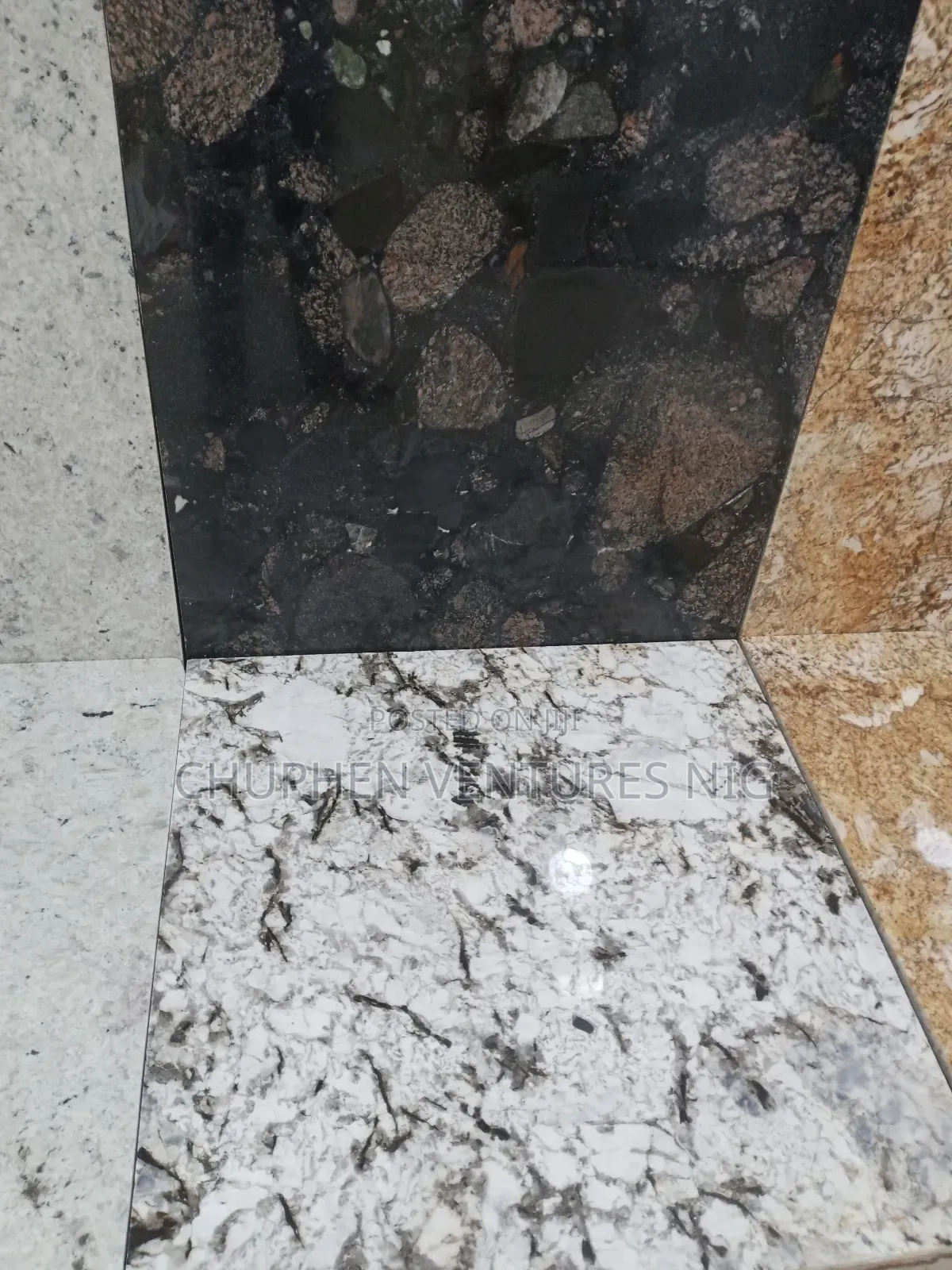 20mm Tick Granite Floor Tiles for Hotels and Royal Castles.
