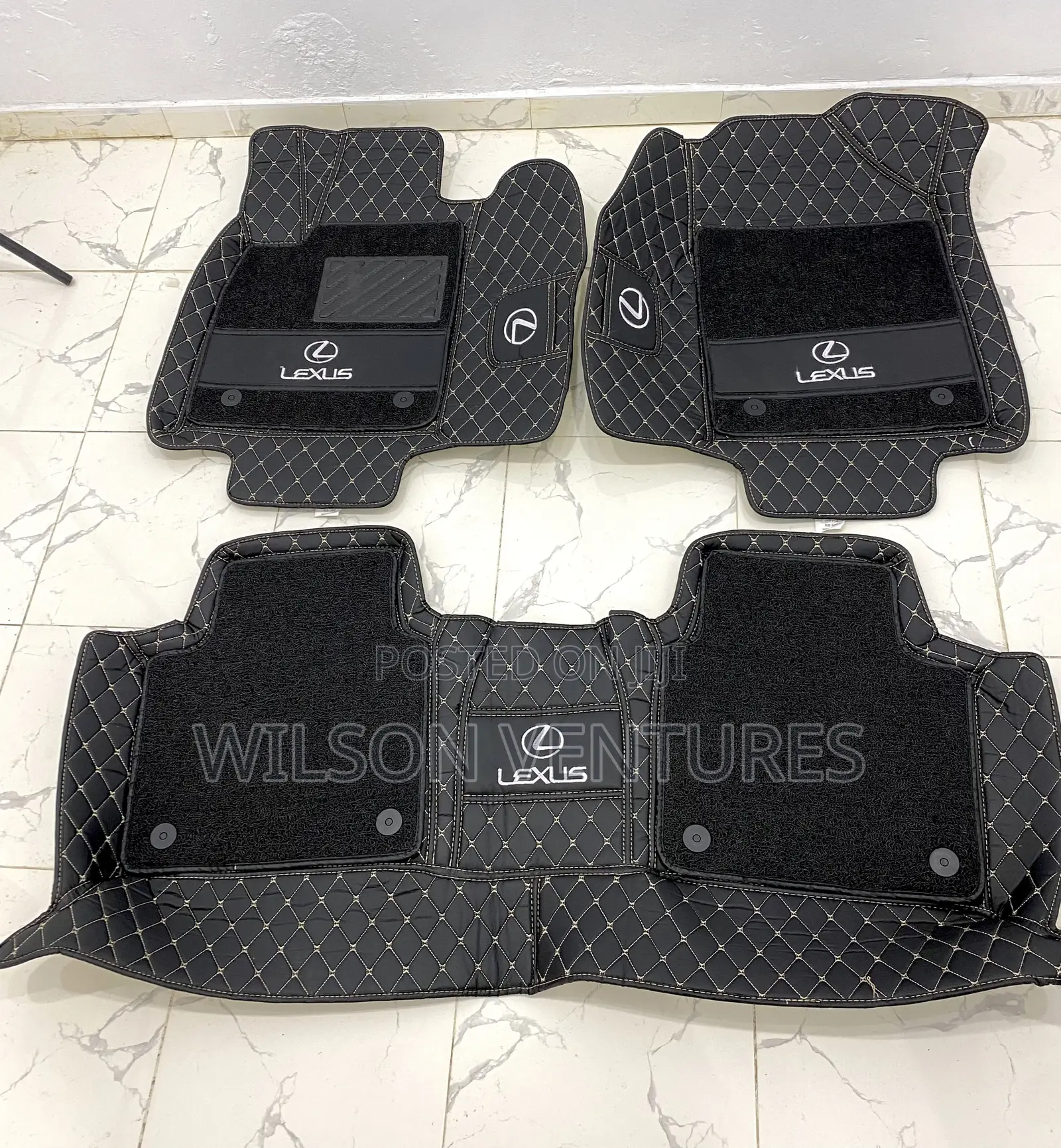 Lexus ES350 Double Layer Leather Foot Mat