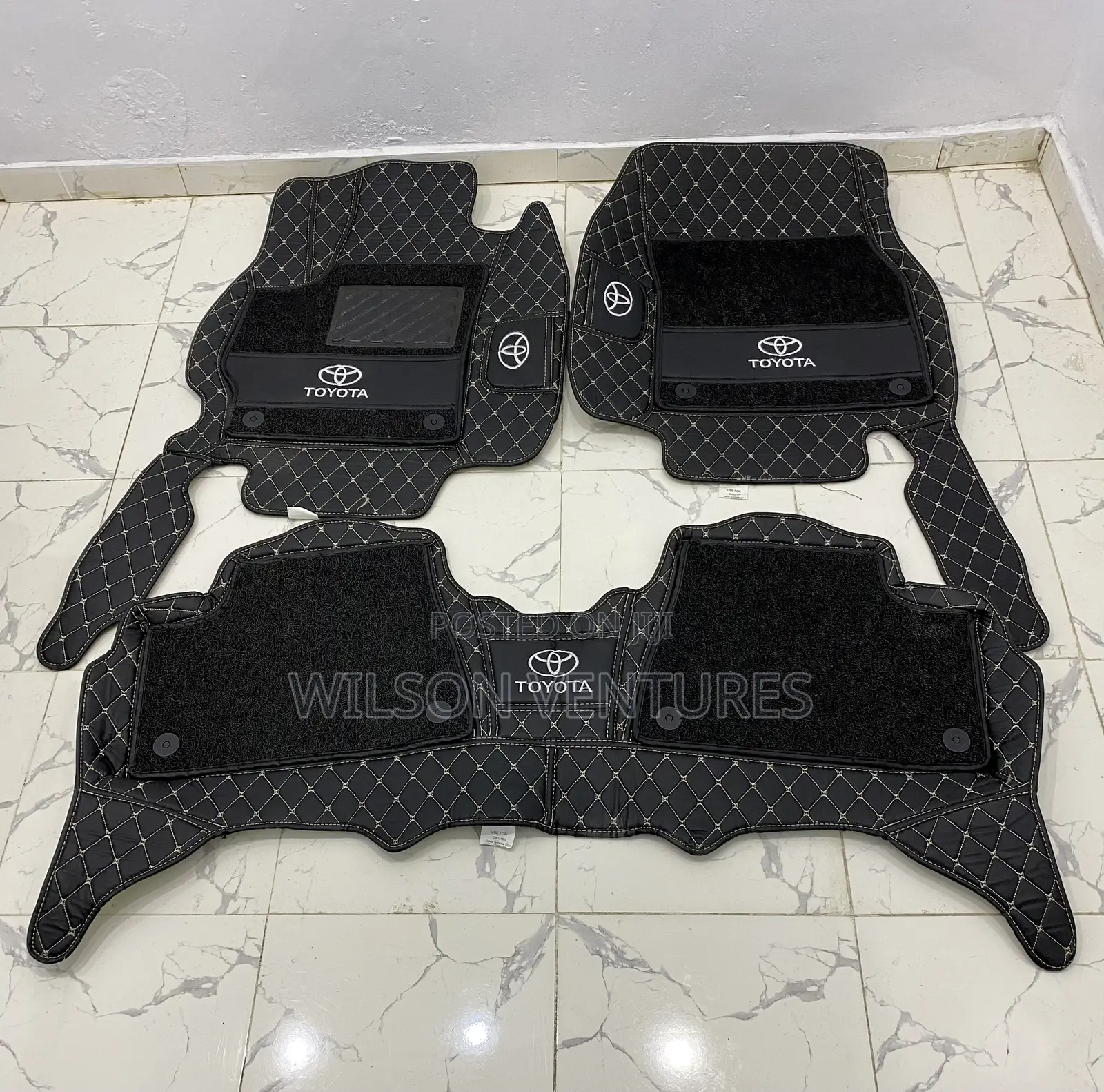 2008-2014 Toyota Corolla Double Layer Leather Foot Mat