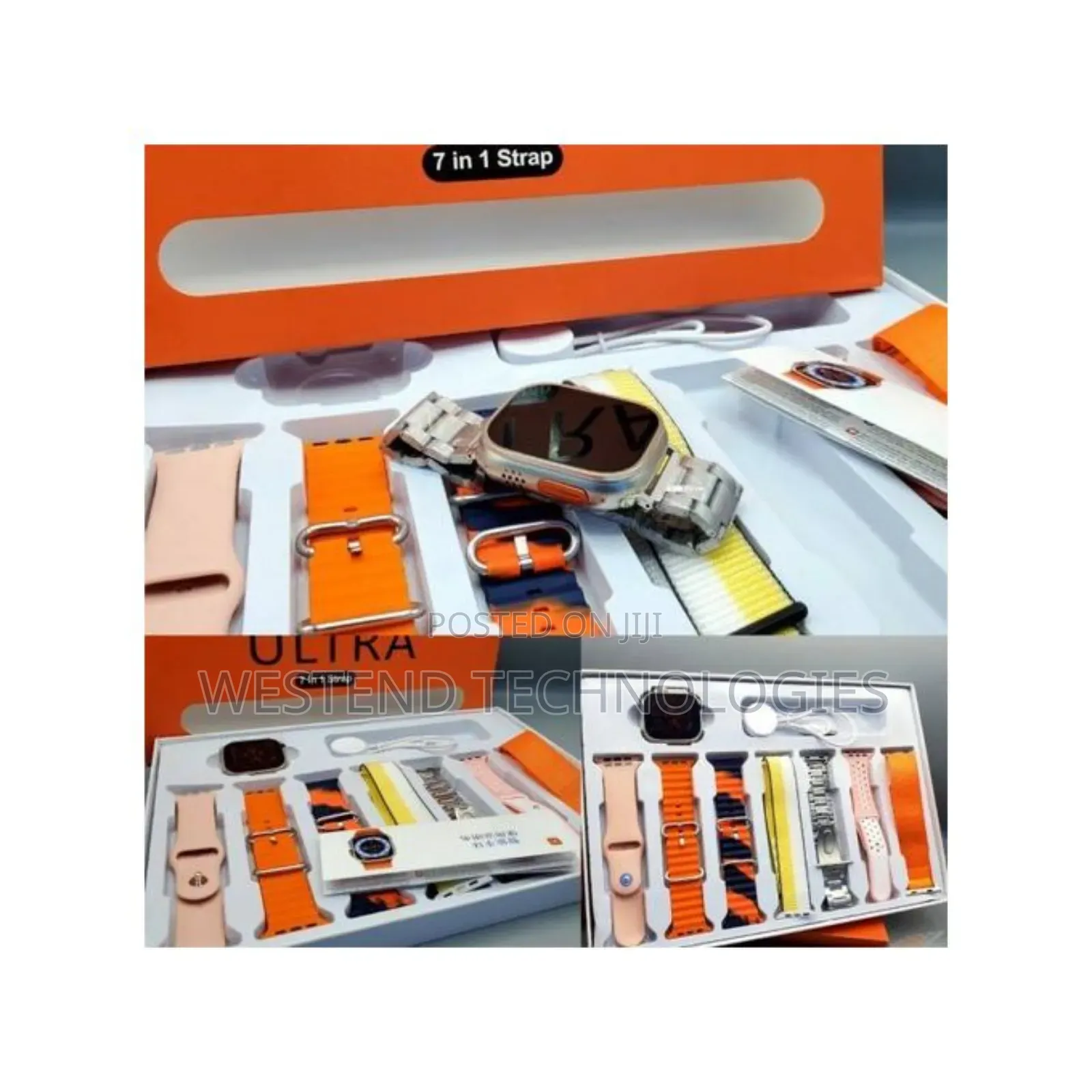 Series 8 Ultra 7 in 1 Strap With NFC GPS Gift Box Edition