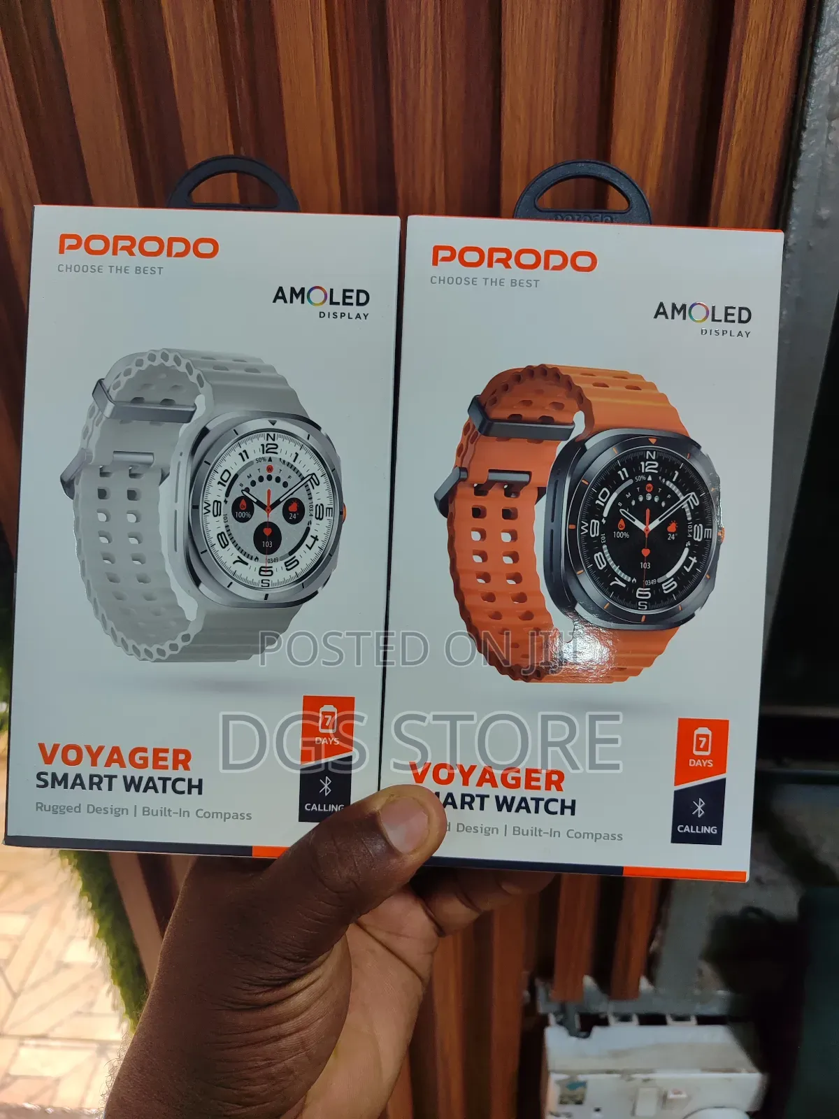 Porodo Voyager AMOLED Display Smart Watch