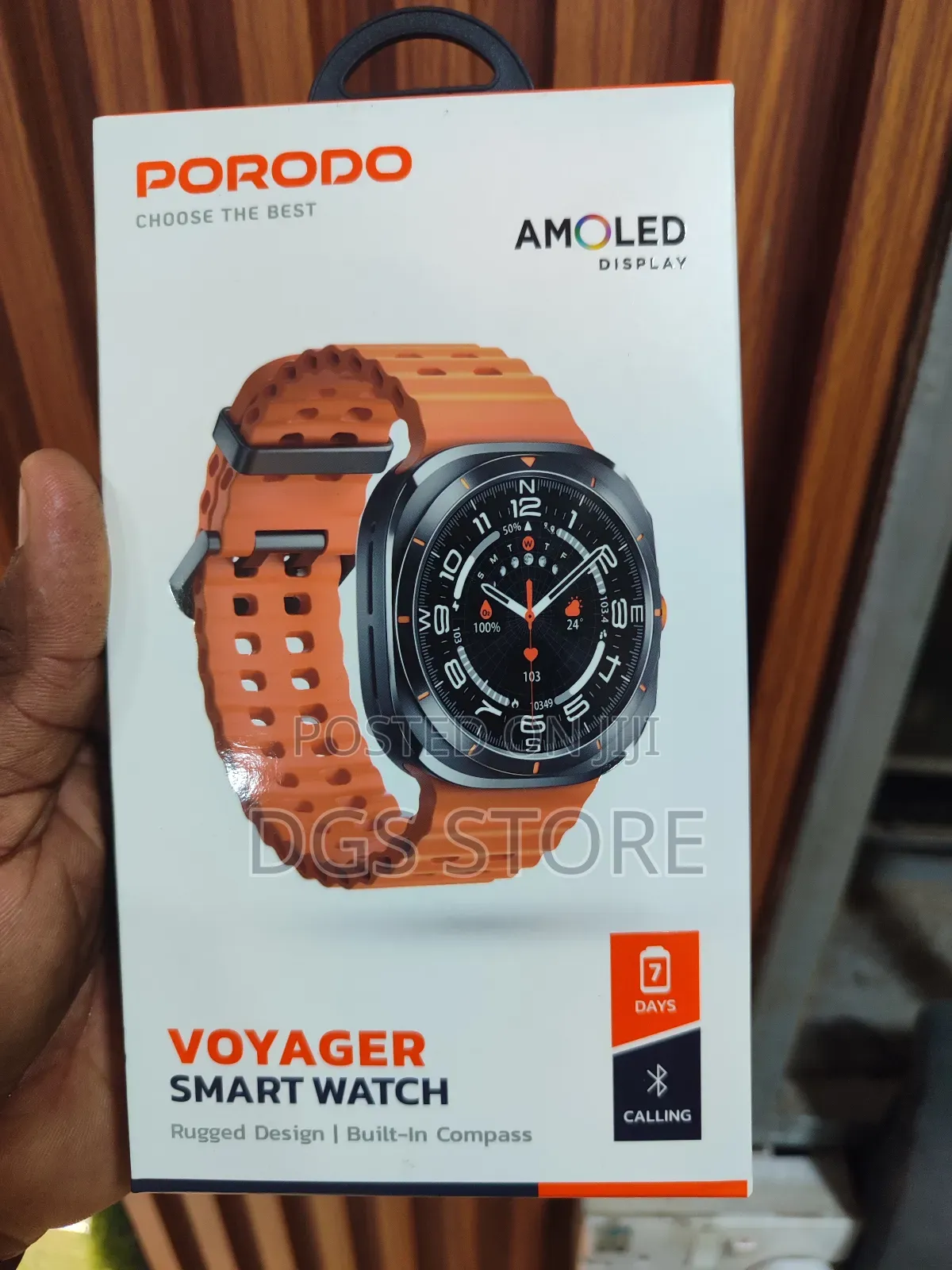 Porodo Voyager AMOLED Display Smart Watch