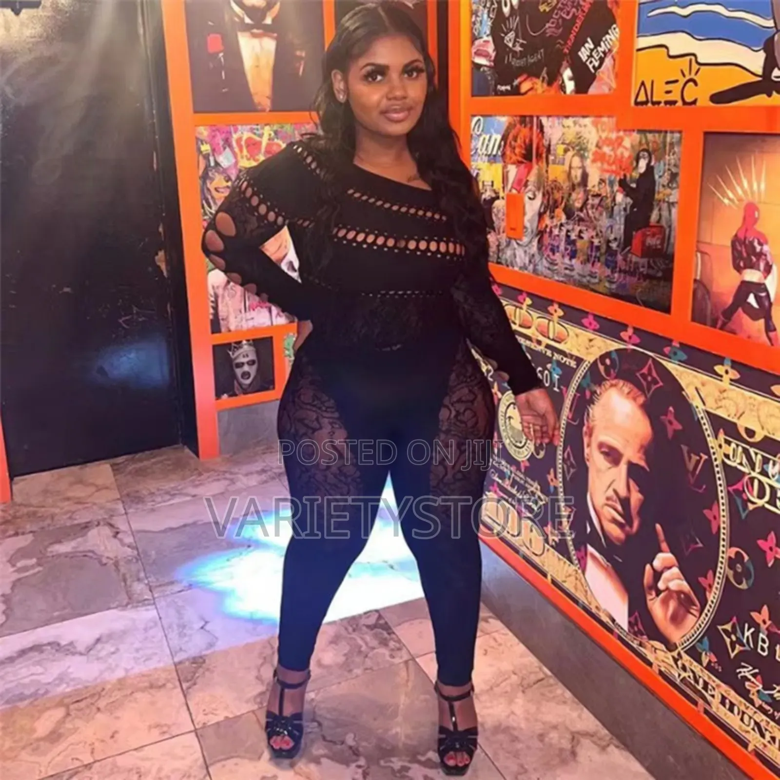 Sexy Fishnet Jumpsuit