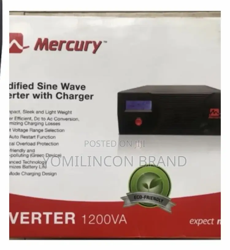 Mercury 1.2kva (1200VA) 12V Inverter