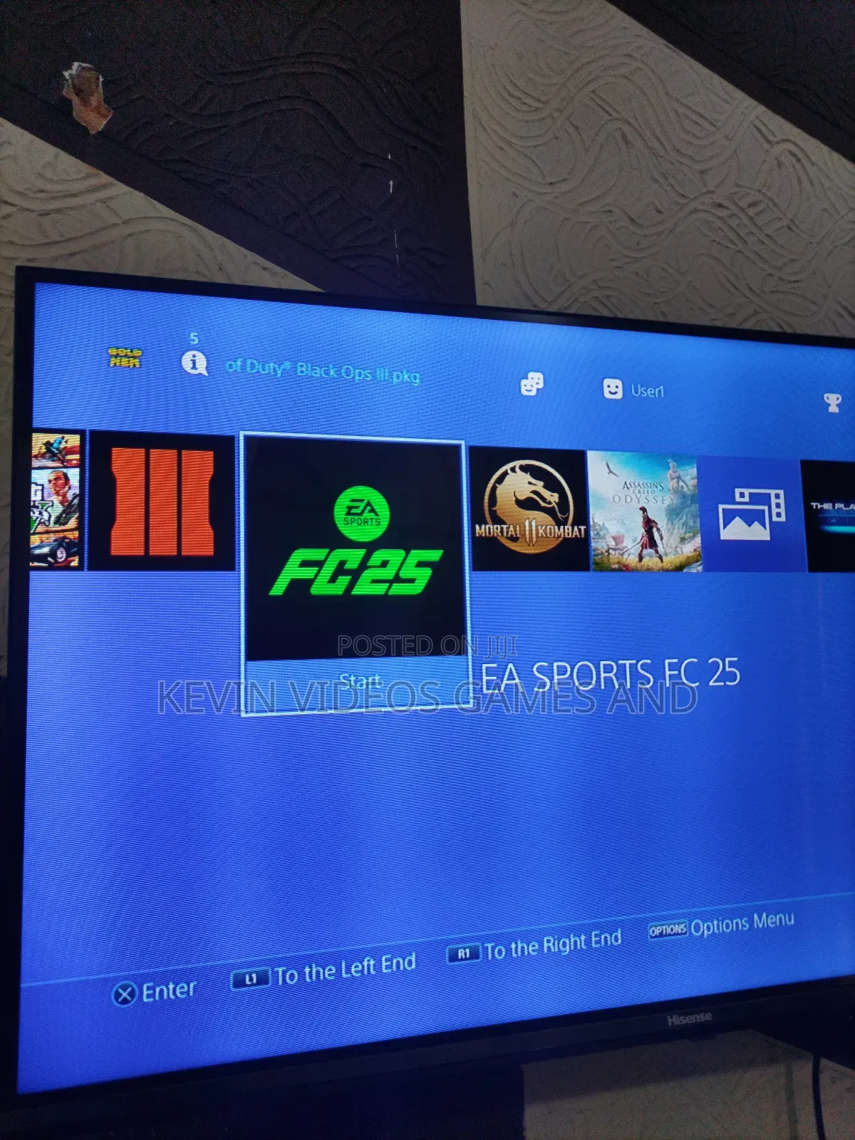 Hacked Ps4 Slim With 10 Classic/Perfect Condition