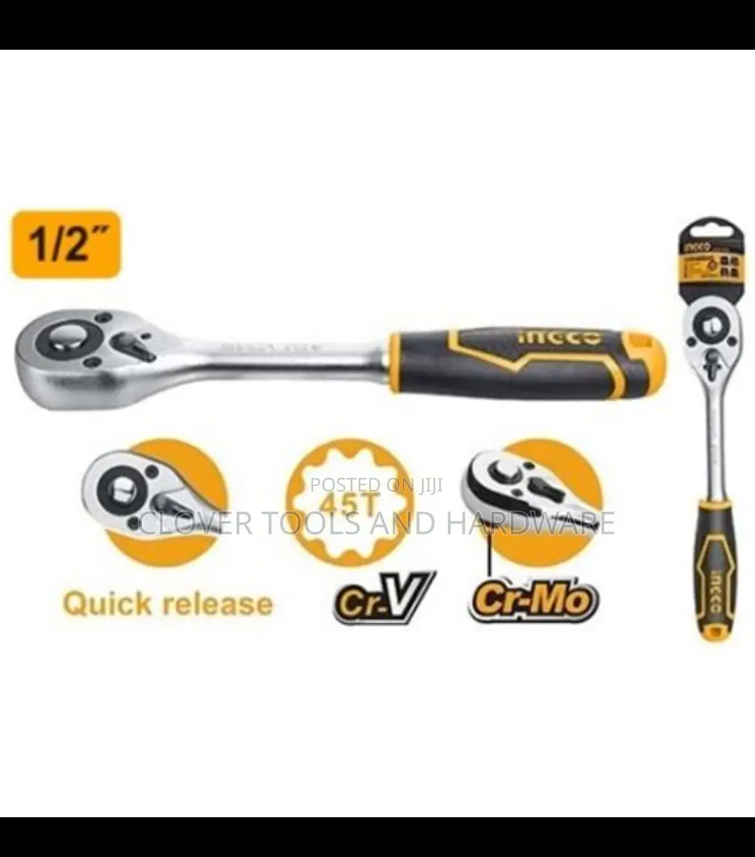 INGCO Ratchet Wrench 1/2"