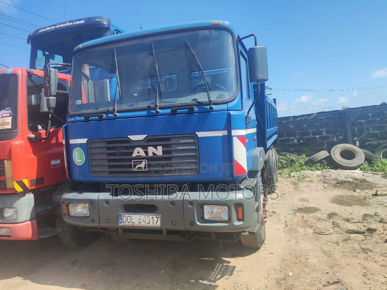 Man DIESEL 10 Tyres Dumb Truck