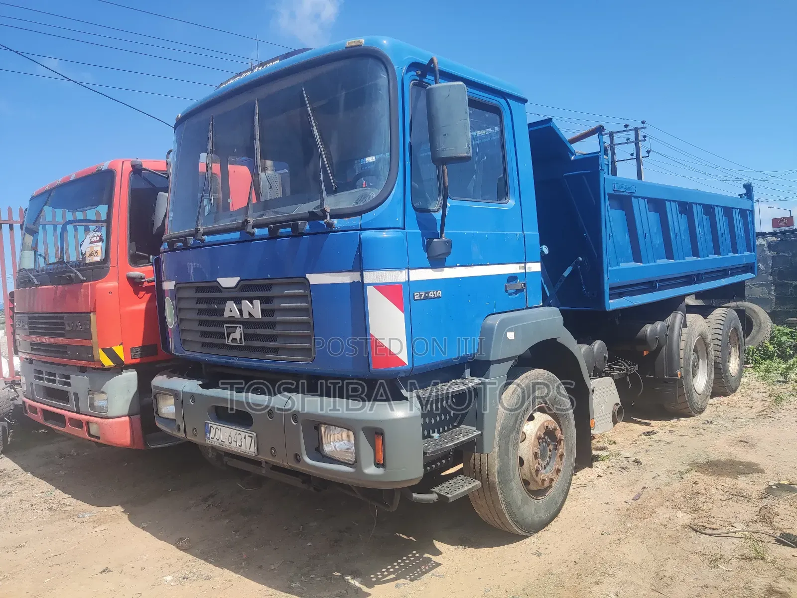 Man DIESEL 10 Tyres Dumb Truck